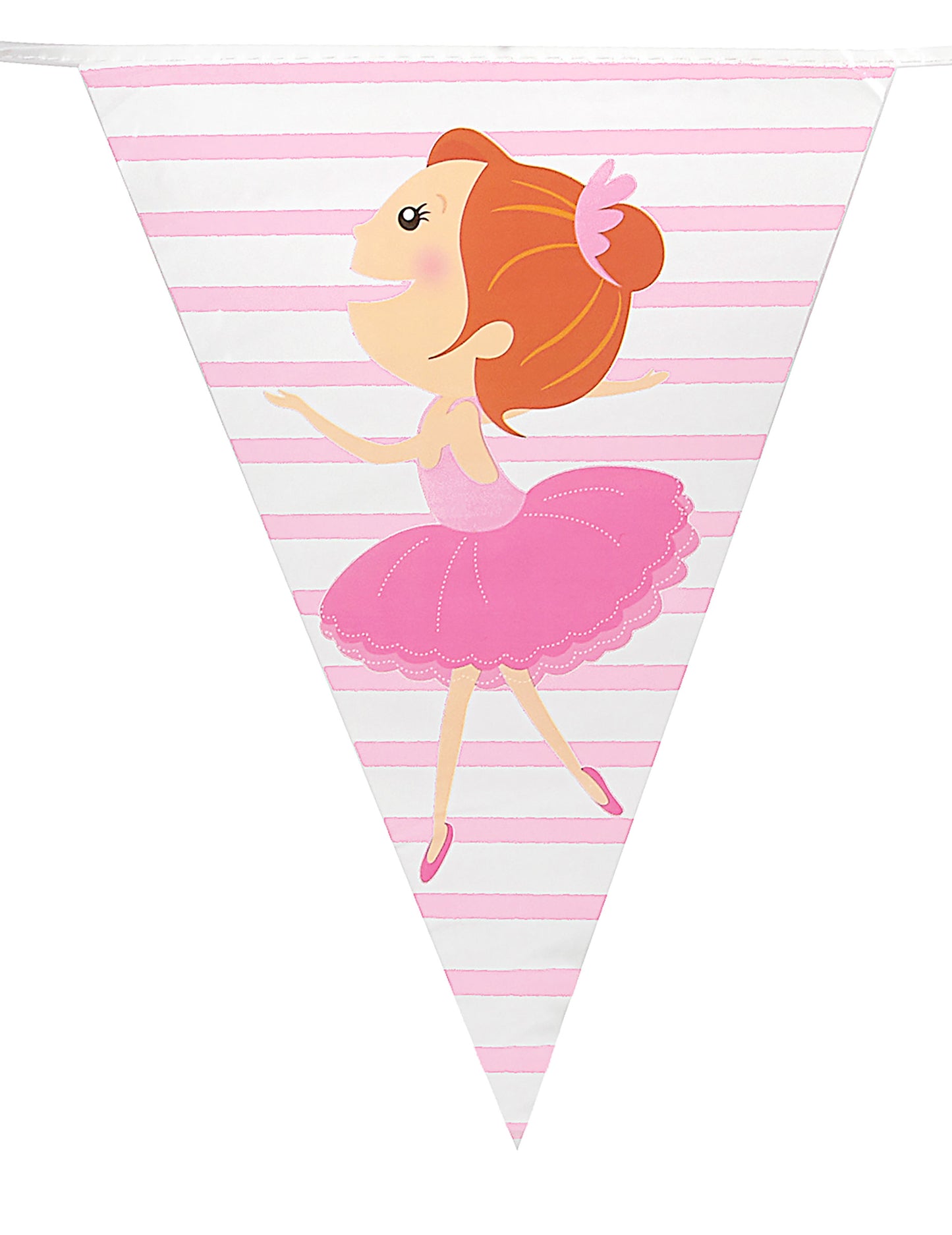 Plastové girlandy s baletními vlaječkami 270 cm