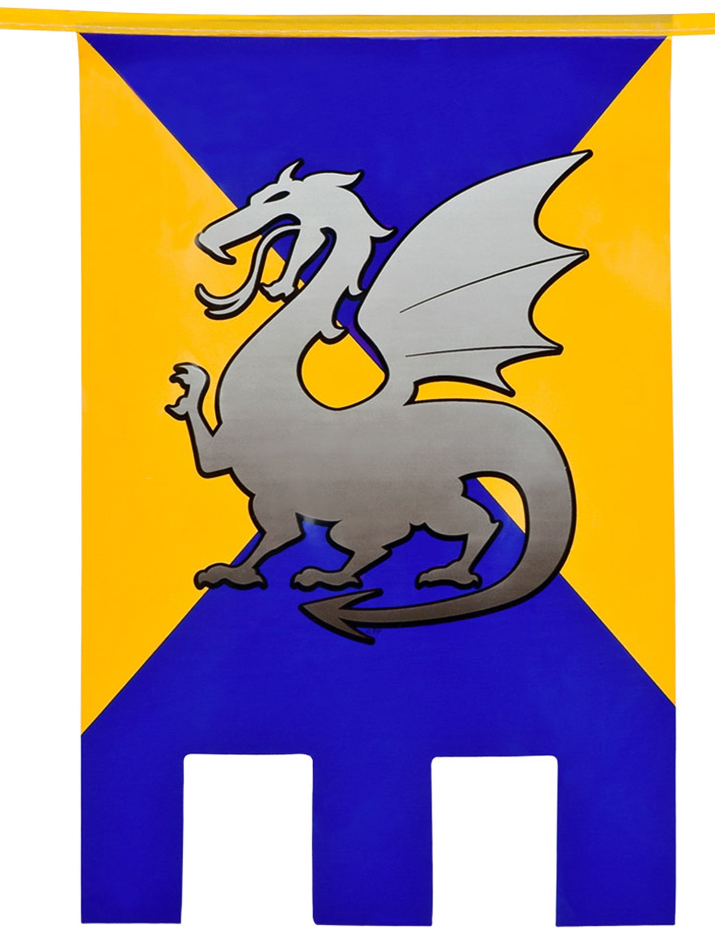 Girlanda s středověkou rytířskou vlajkou 6 m