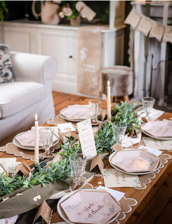 Věnec z listů smuteční vrby 180 cm zelená dekorace na stůl