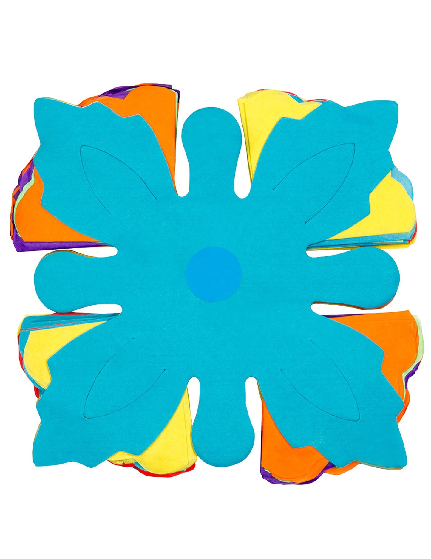 4metrová papírová květinová girlanda