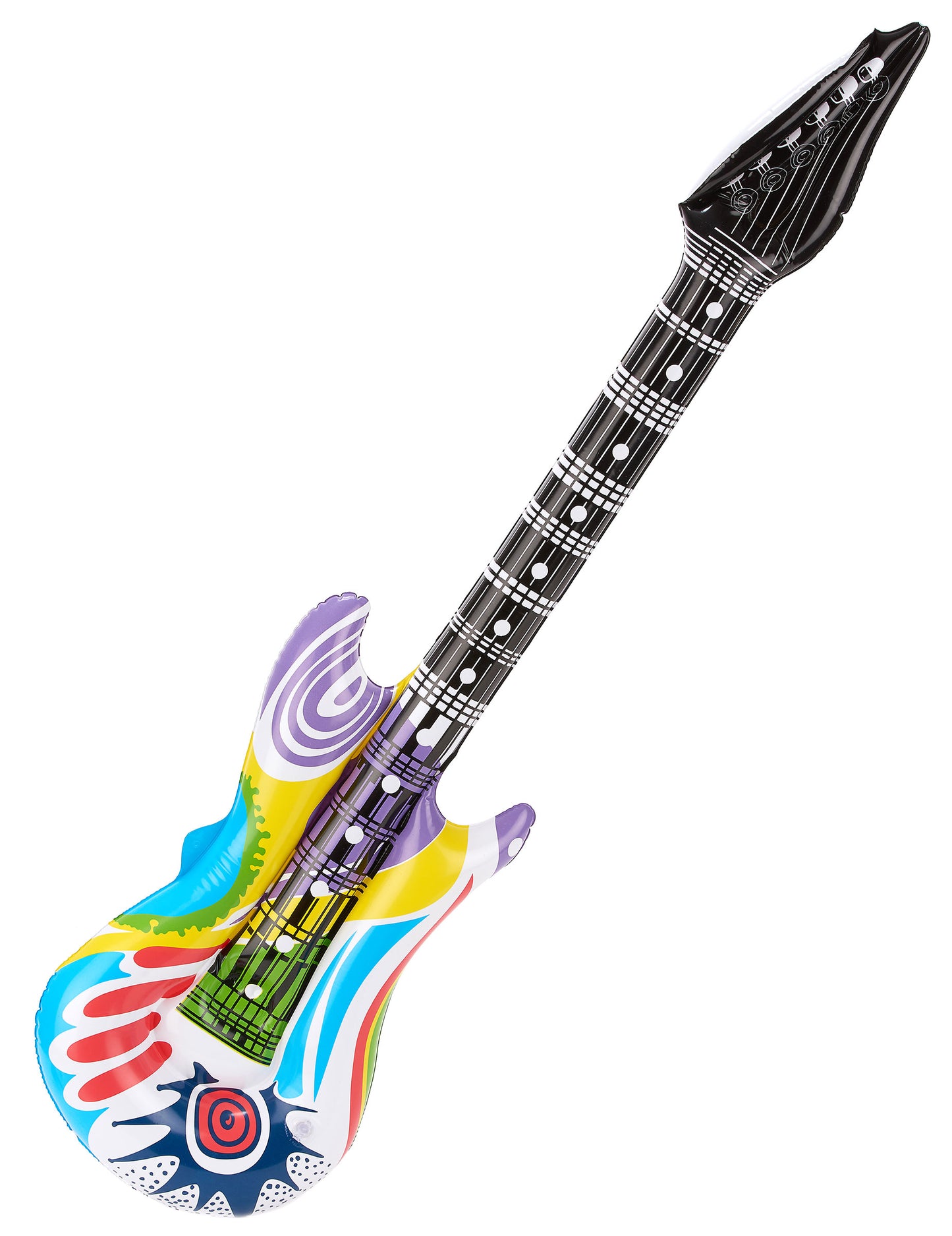 Nafukovací rocková kytara pro dospělé, barevná