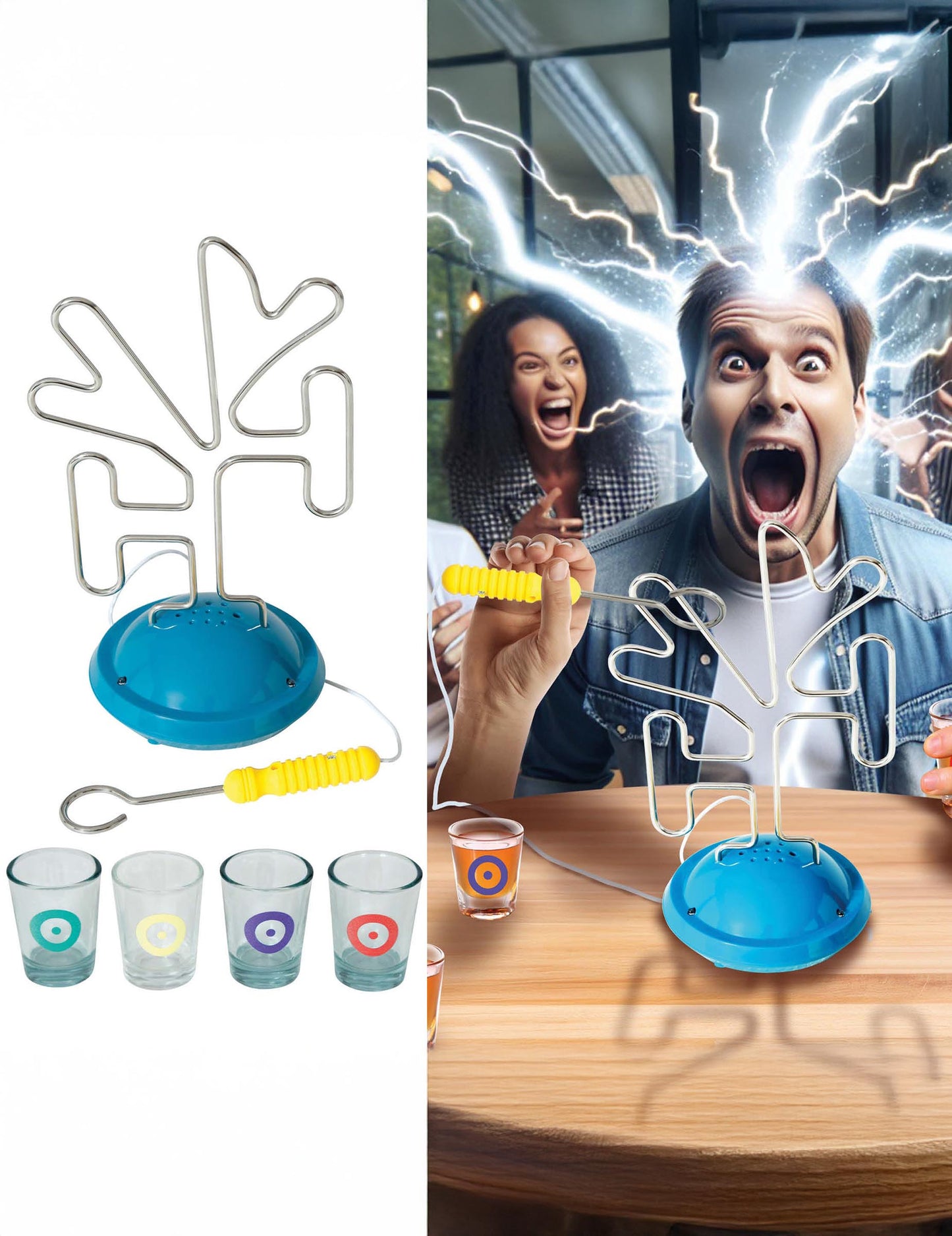 Dovednostní hra s aperitivy a střelami 12 x 22 cm