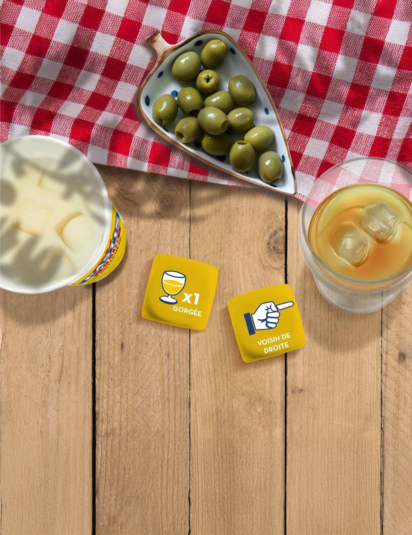 Jeu de dés à boire pastis