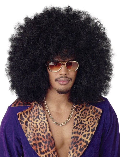 Černá maxi afro paruka