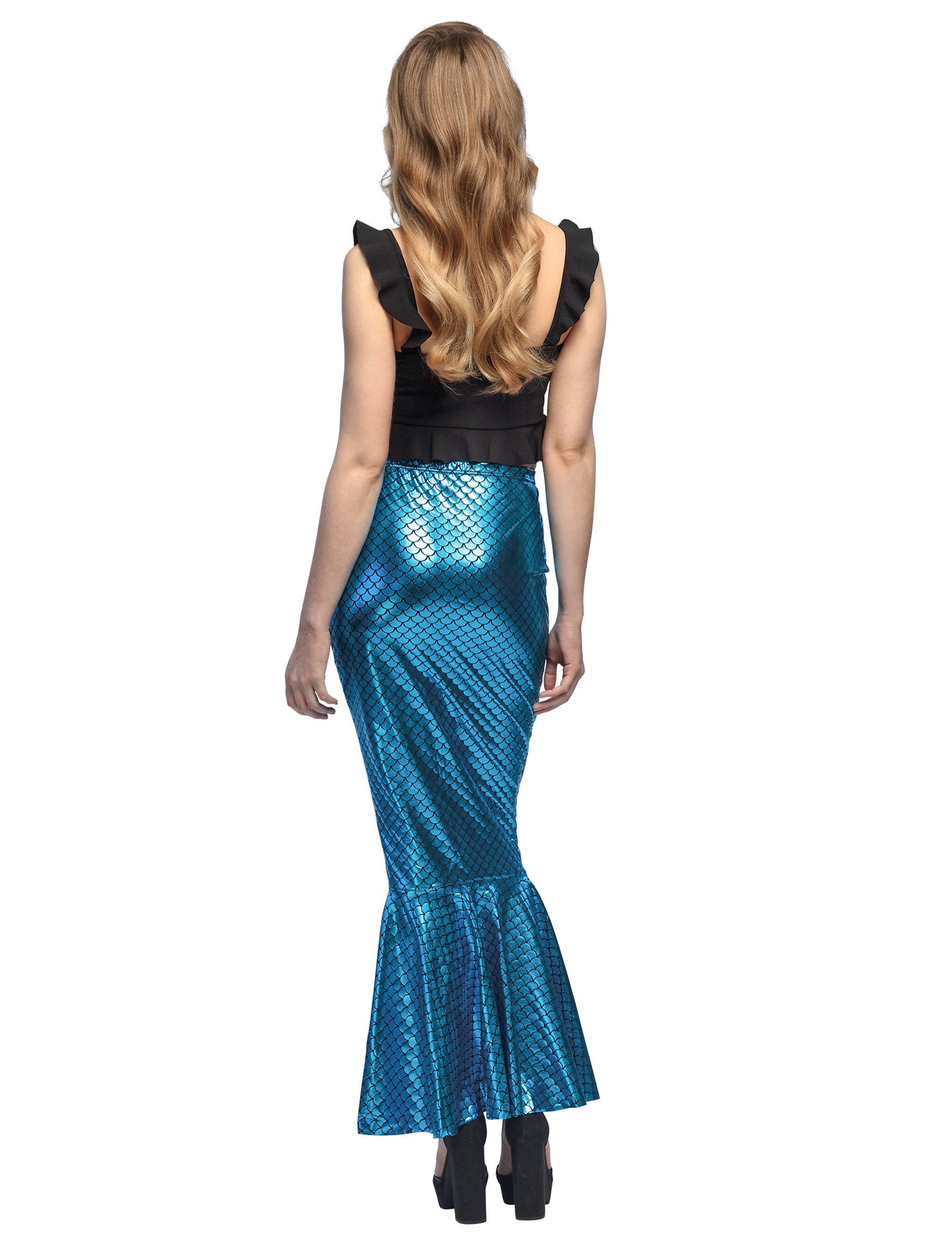 Modrá sukně pro dospělé s mořskou pannou