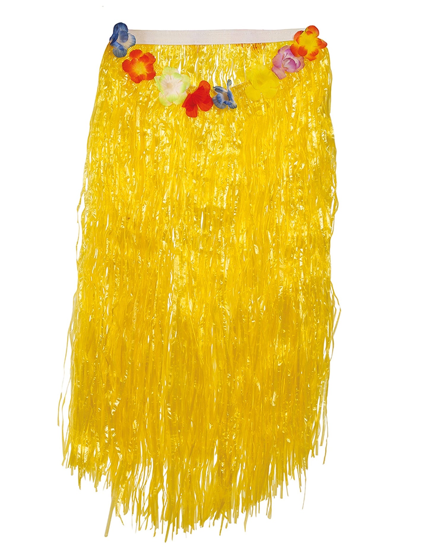 Dlouhá žlutá havajská sukně pro dospělé