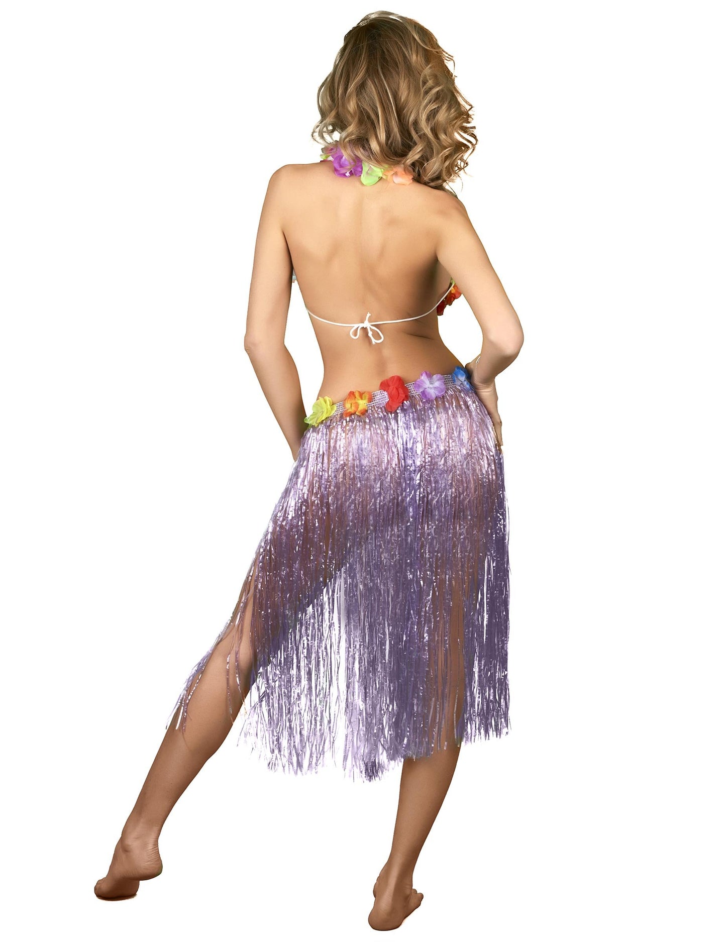Dlouhá fialová havajská sukně pro dospělé