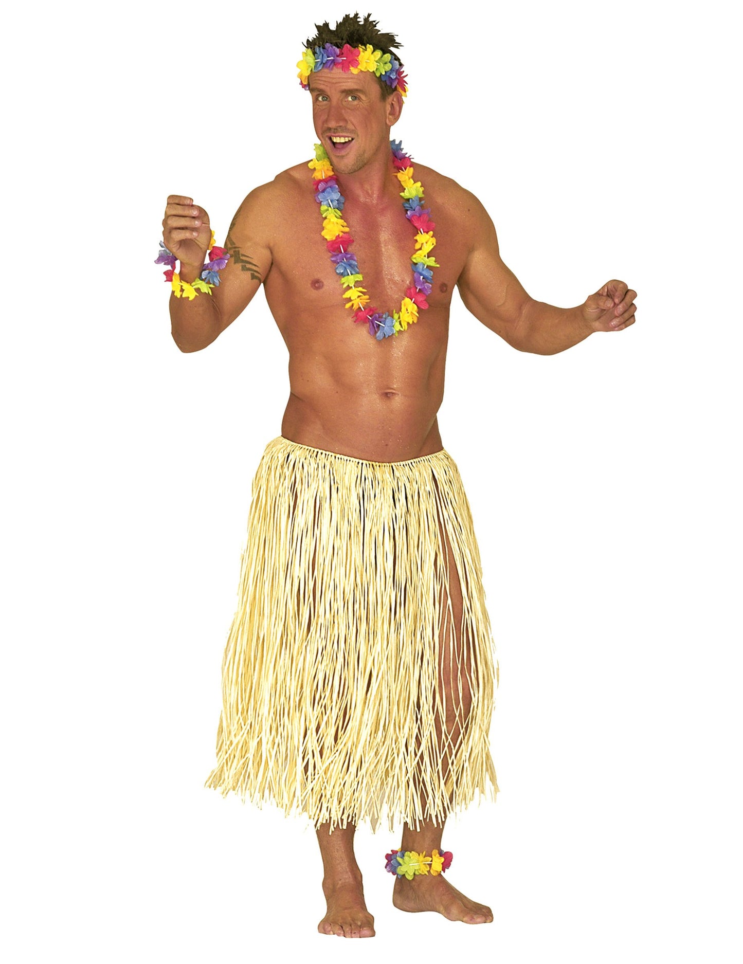 Přírodní havajská sukně pro dospělé