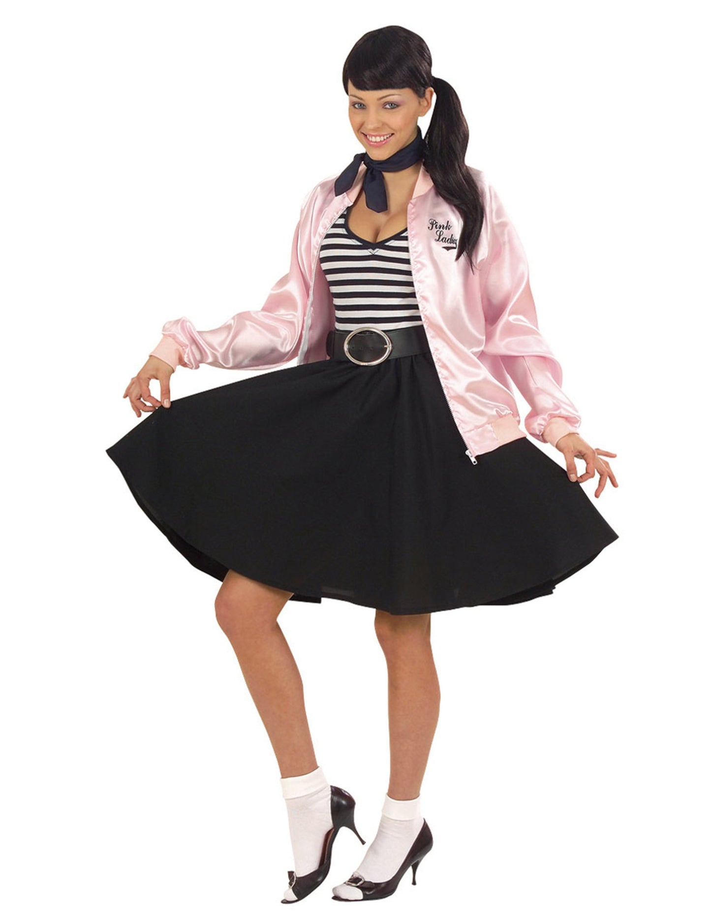 Dámská černá rock'n'rollová sukně