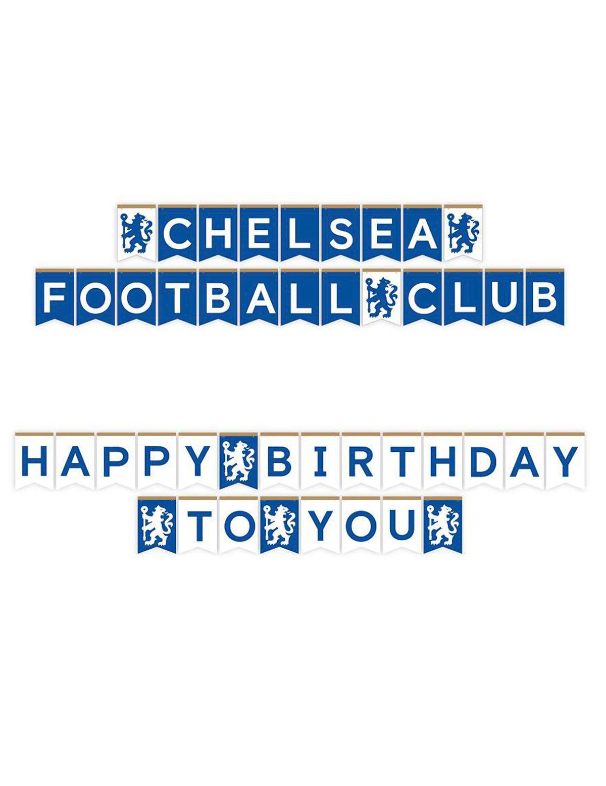 Narozeninová sada Chelsea Football Club 75 dílů