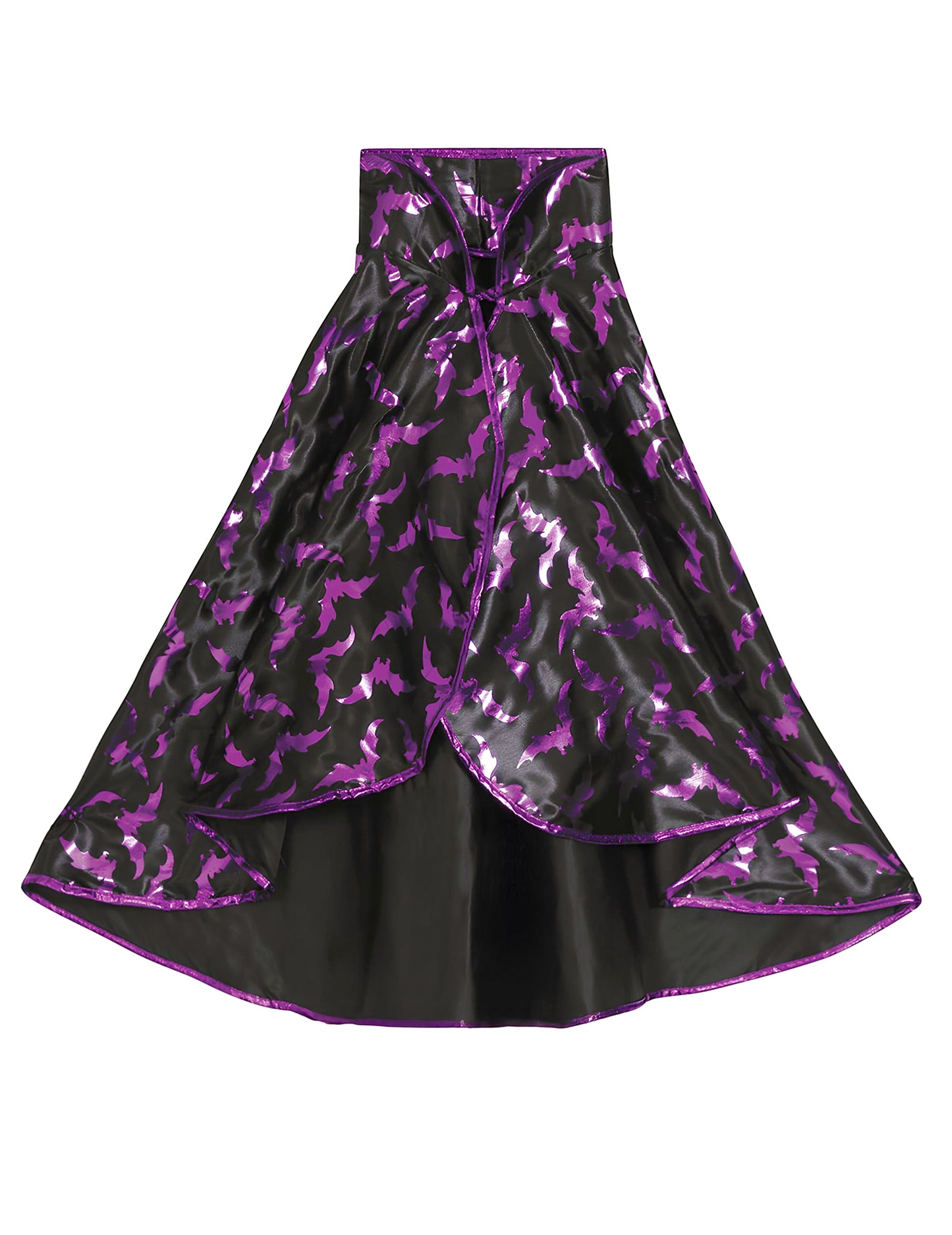 Dětská sada s pláštěm a kloboukem s netopýrem a čarodějnicí