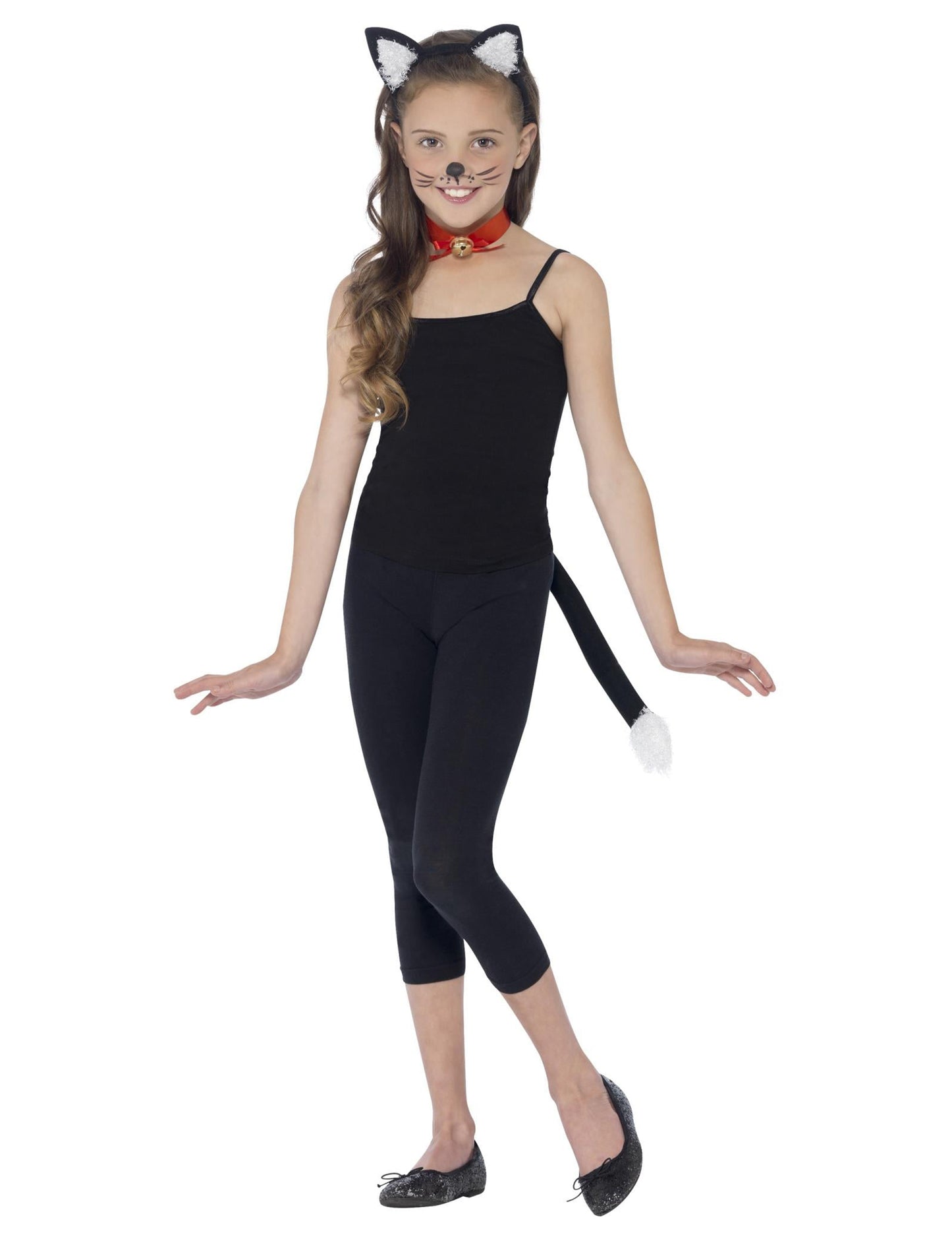 Sada pro děti s černou kočkou