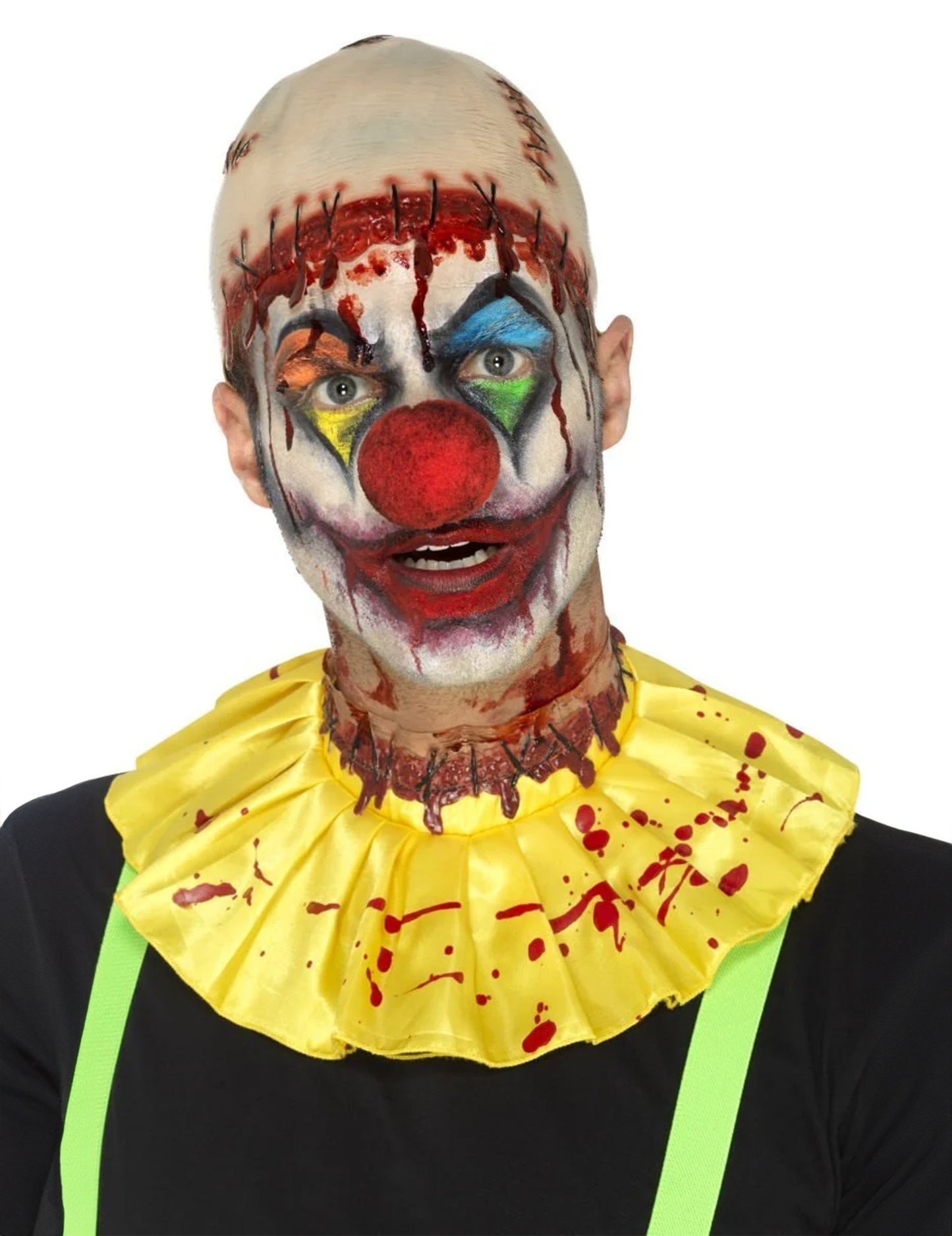 Strašidelná klaunská sada Latex pro dospělé Halloween