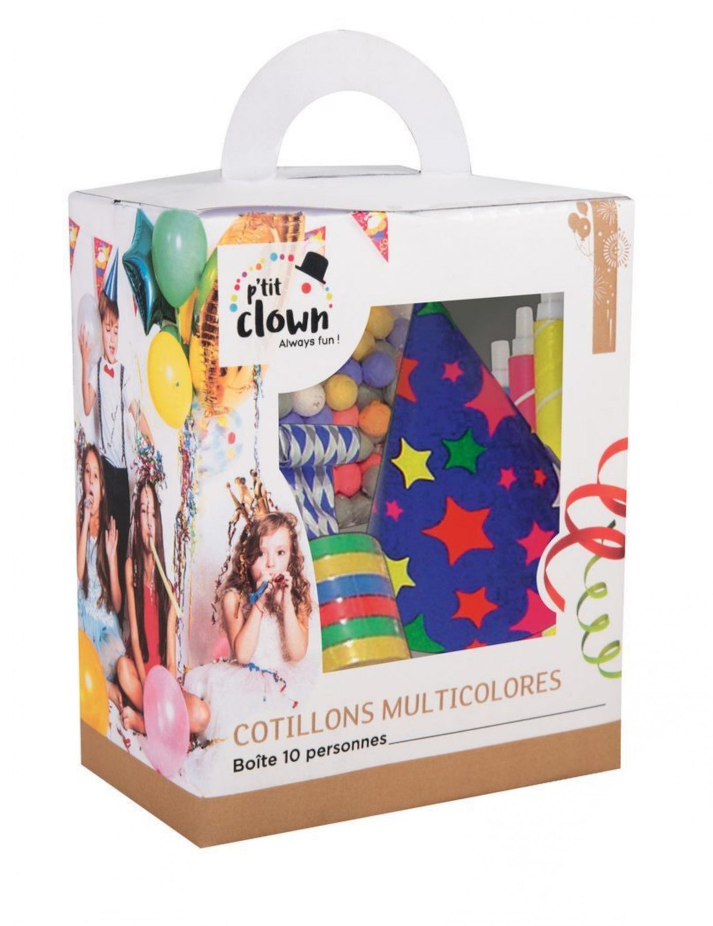 Sada dárků pro 10 osob v různých barvách