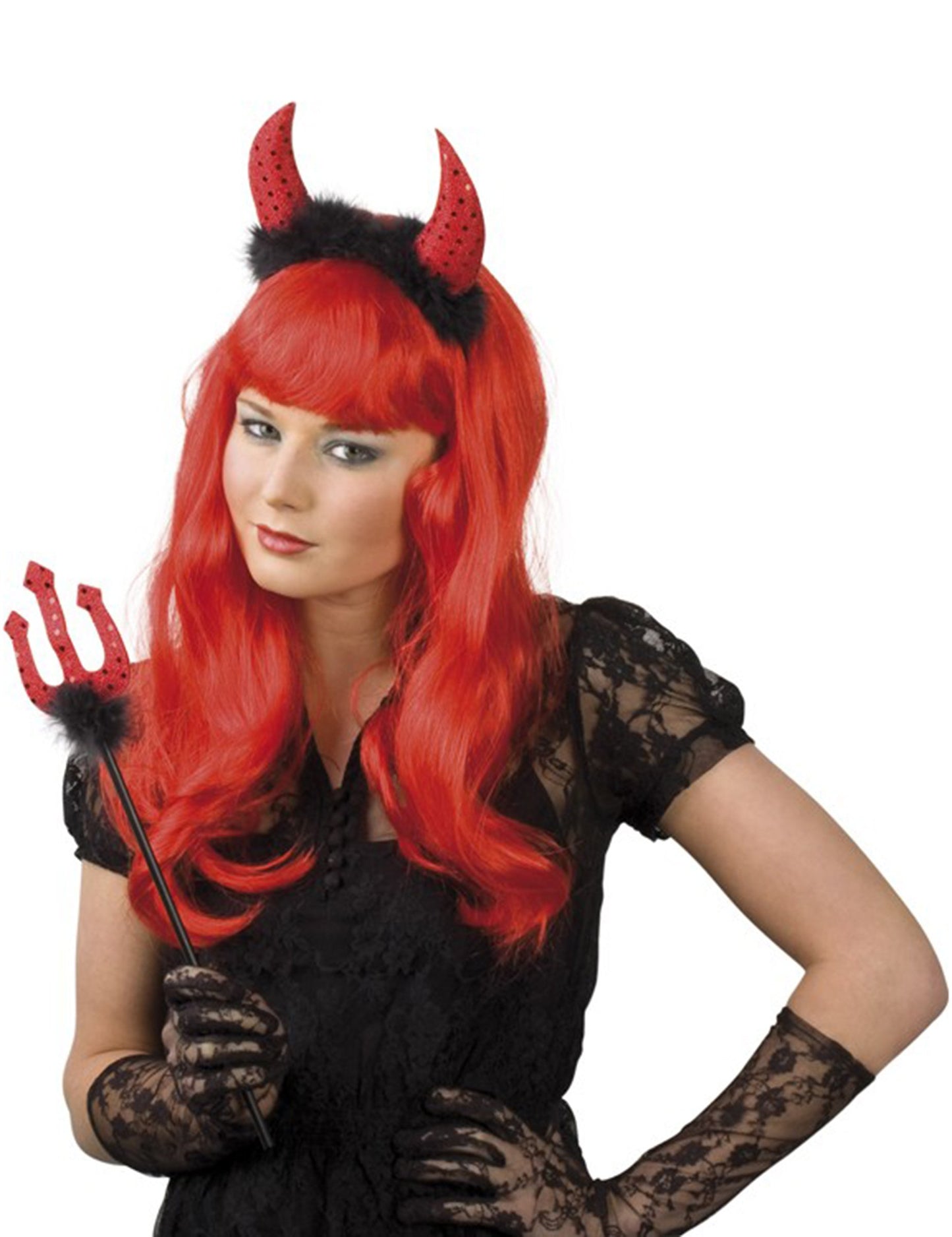 Sada pro halloweenskou ďábelskou ženu