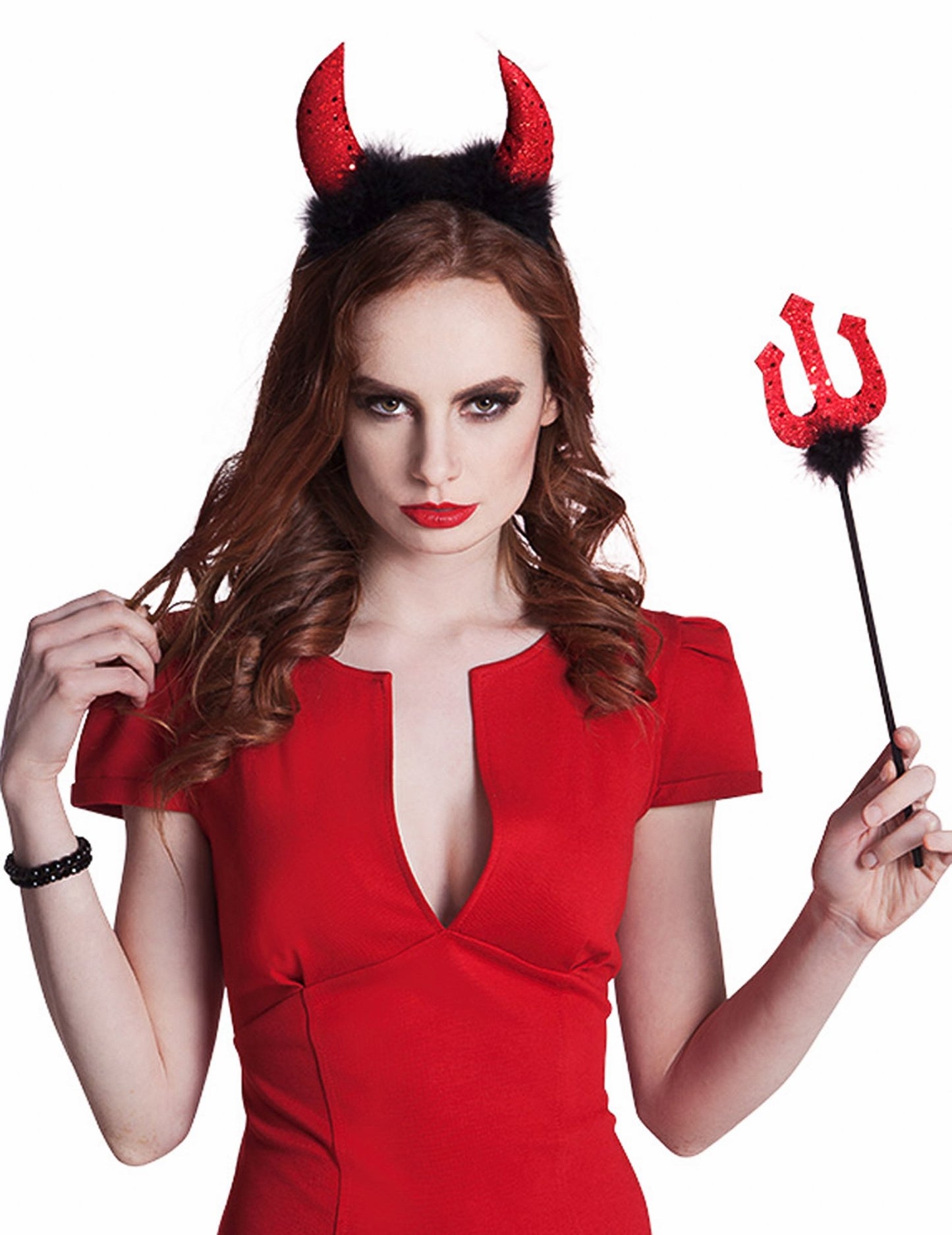 Sada pro halloweenskou ďábelskou ženu