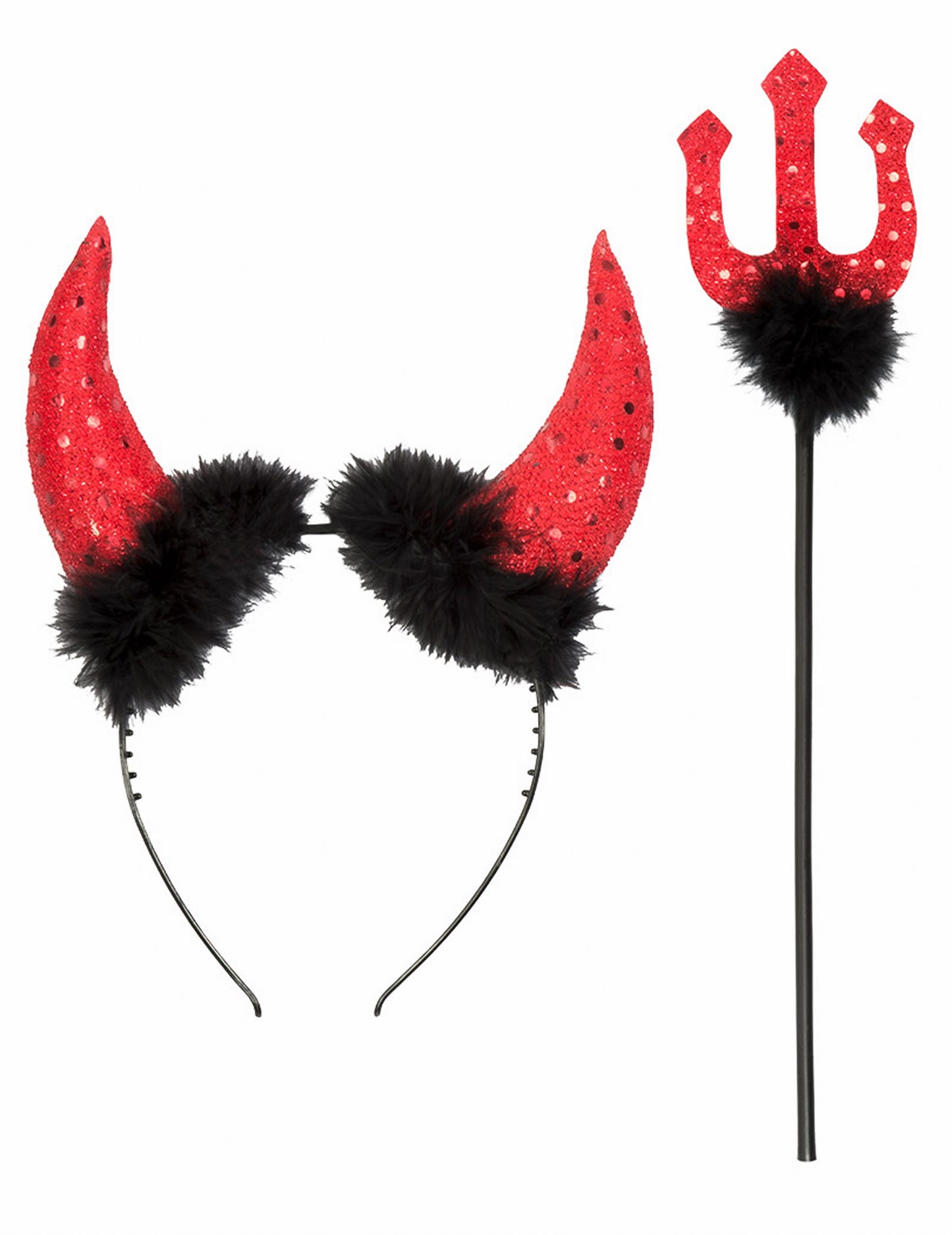 Sada pro halloweenskou ďábelskou ženu