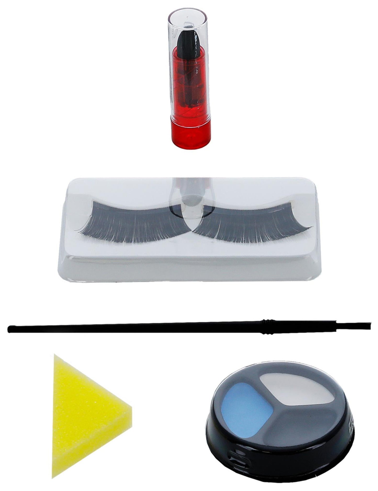 Halloweenský dospělý gotický make -up sada