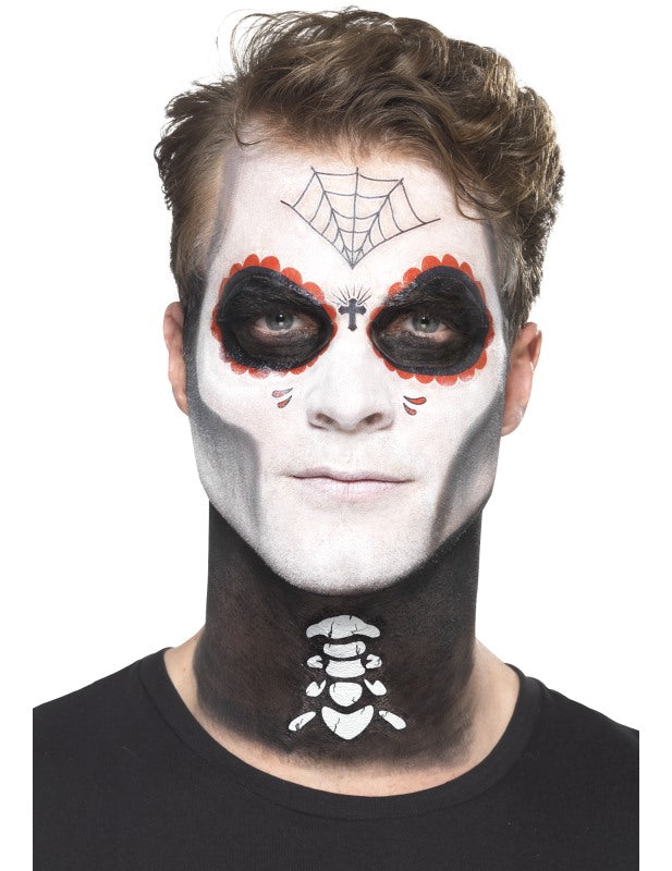Mexická sada na líčení kostlivce pro dospělé na Den mrtvých
