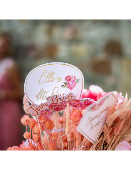 Sada fotobudky 12 doplňků EVJF Fleuri