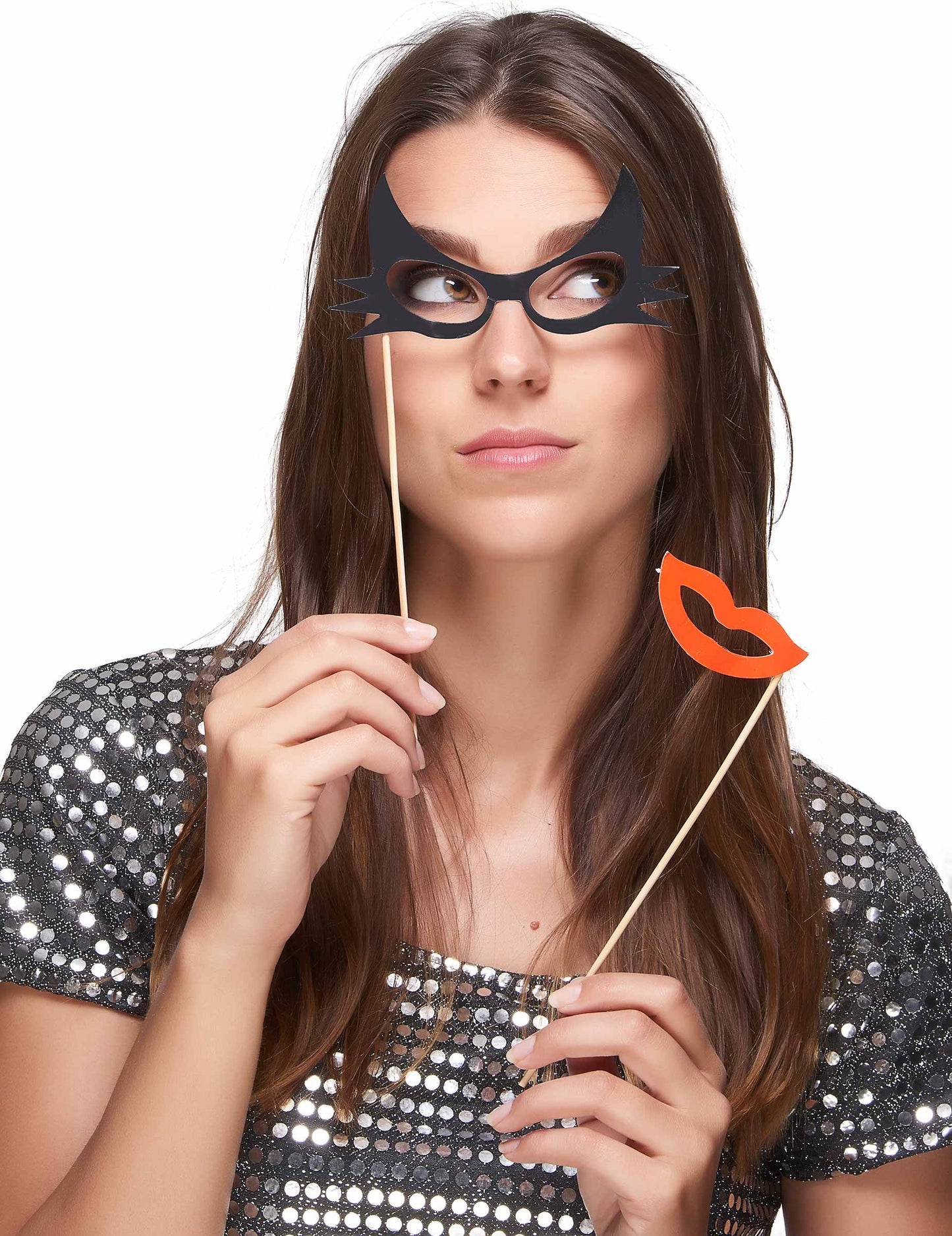 Kit photobooth 12 pièces lunettes et moustaches