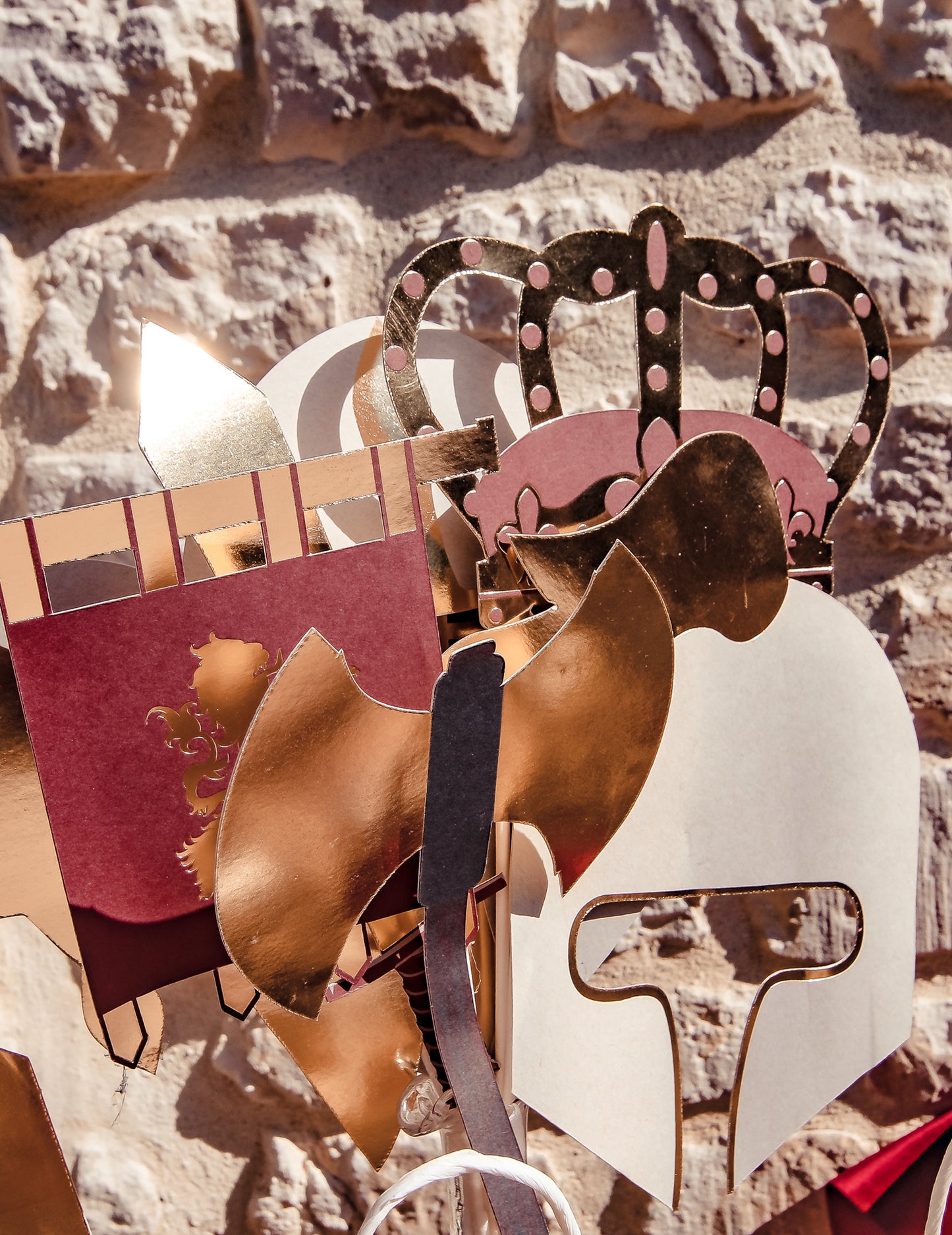 10dílná sada rytířských fotobudek