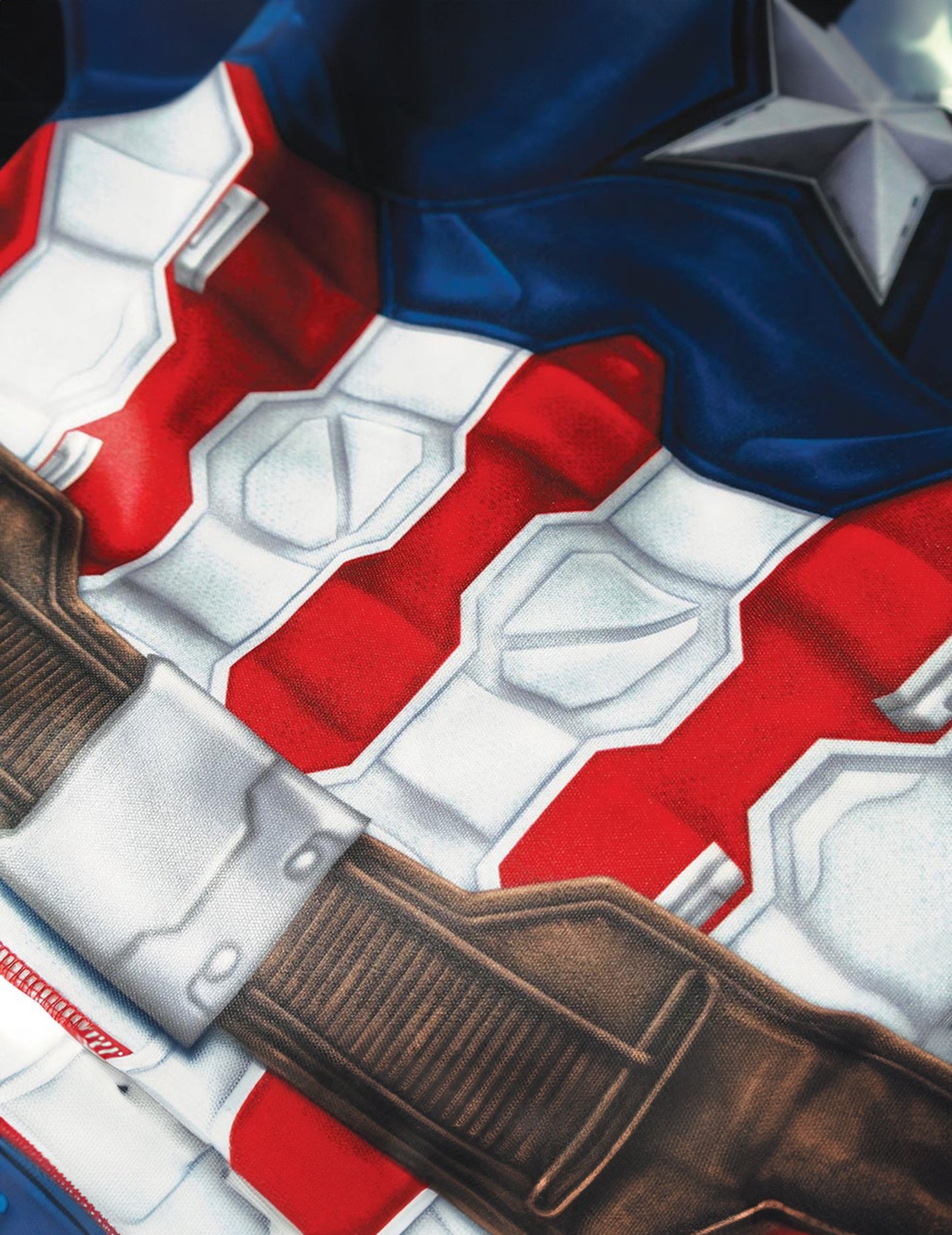 Dětská sada topu a masky Kapitána Ameriky