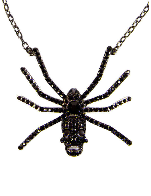 Náhrdelník s lebkou dospělého pavouka
