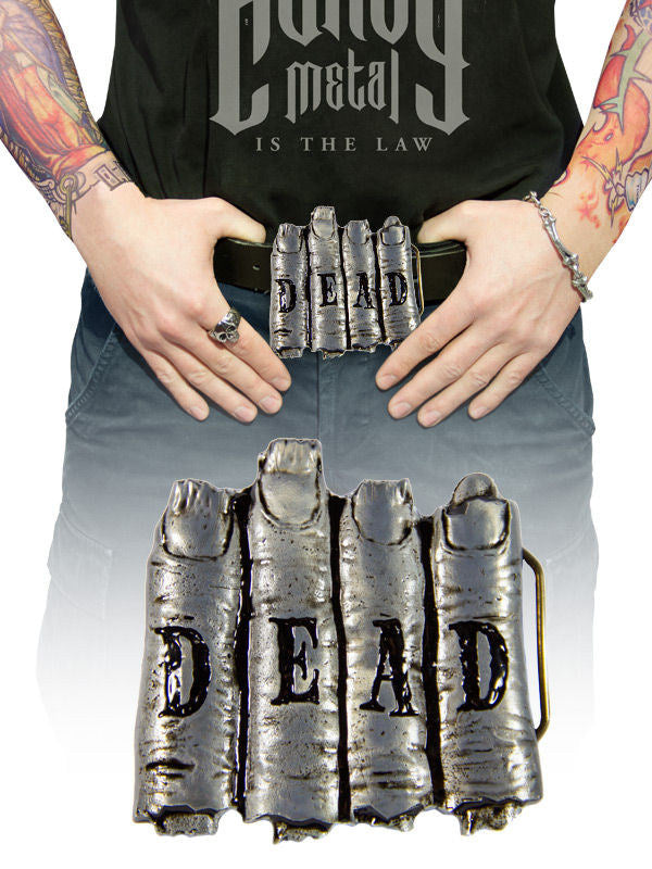 Kreepsville gotická spona na opasek Dead