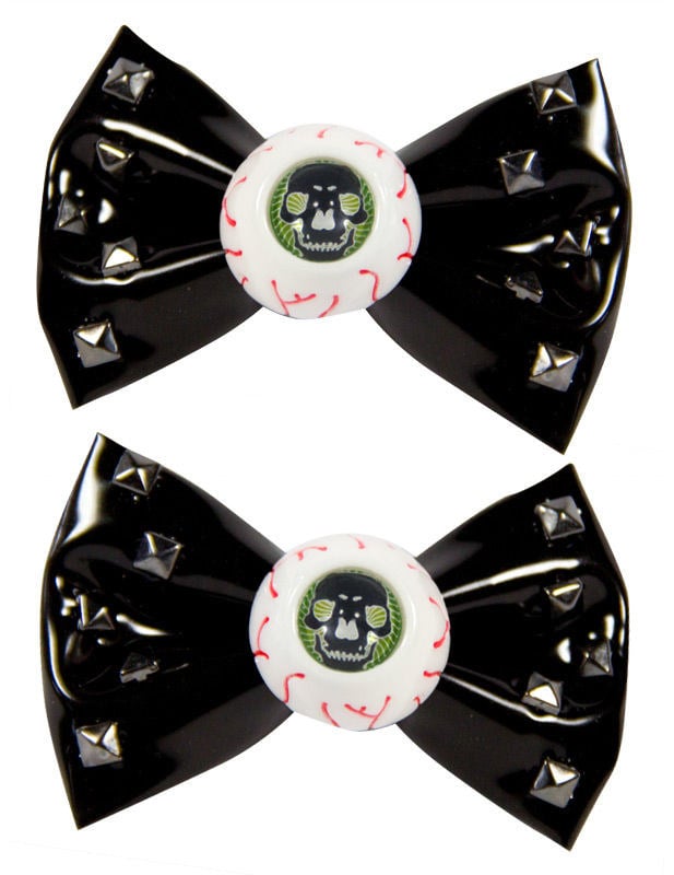 2 gotické mašle do vlasů