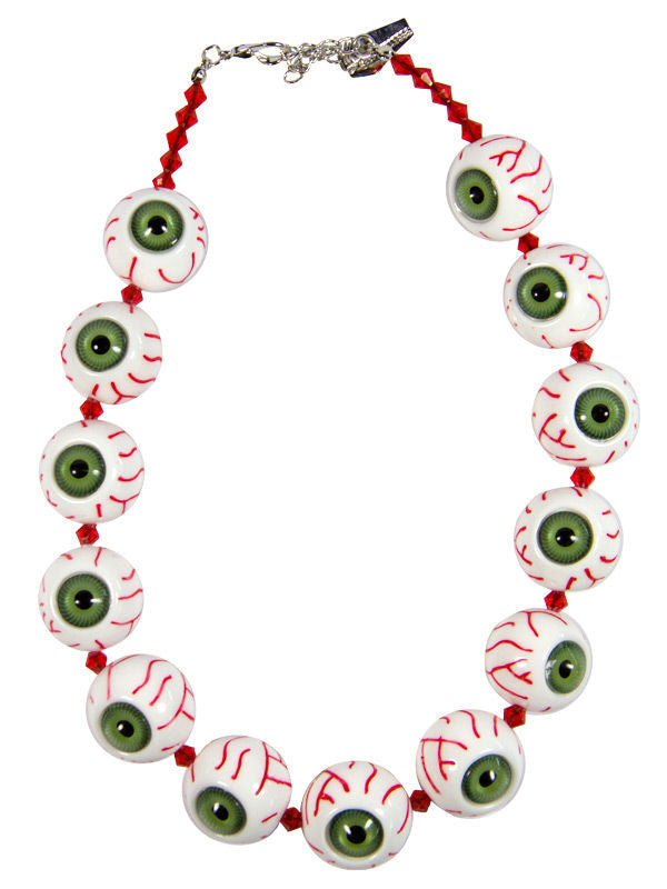 Kreepsville gotický náhrdelník s okem