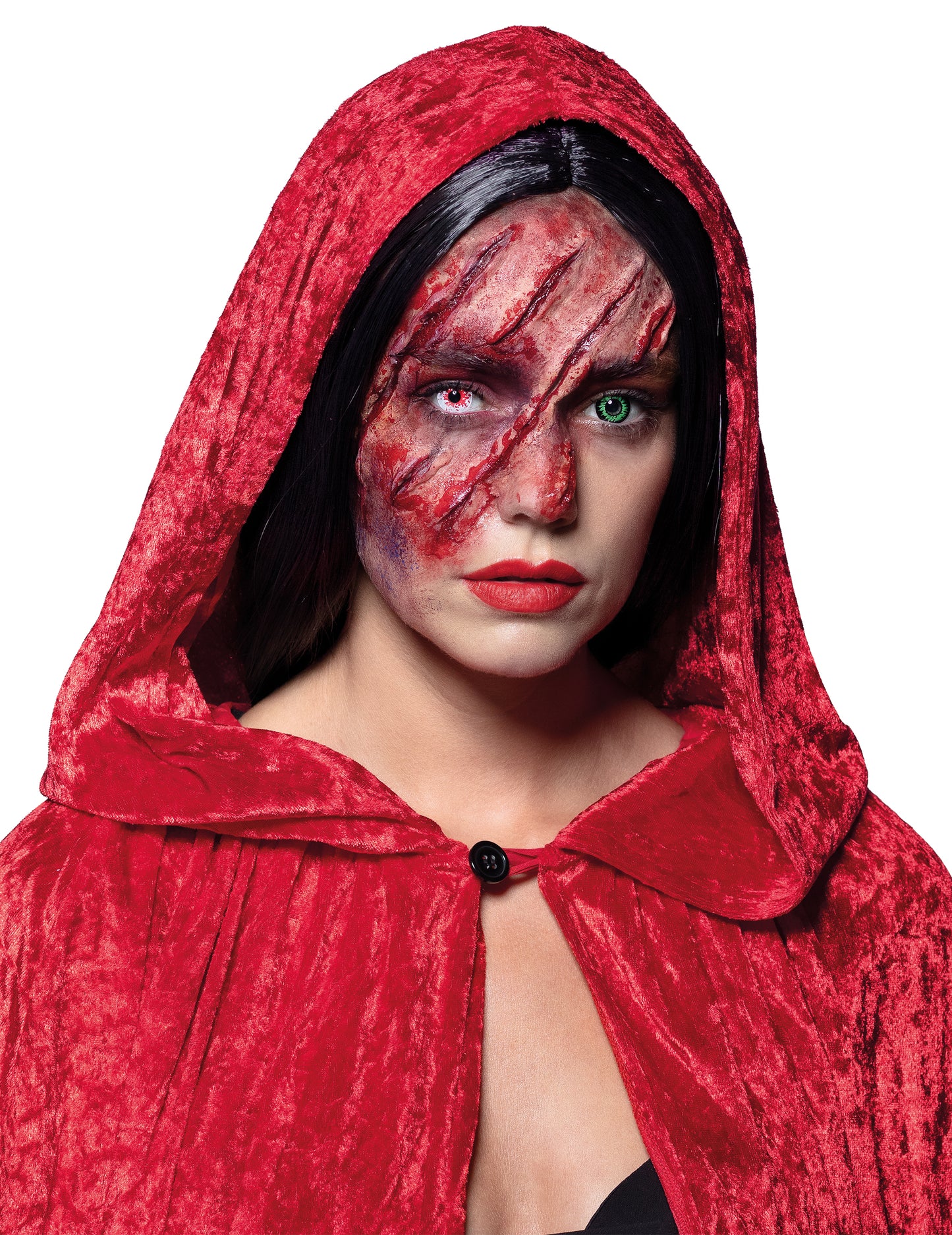 Kontaktní čočky Bloody and Green Duo bez dioptrie pro dospělé