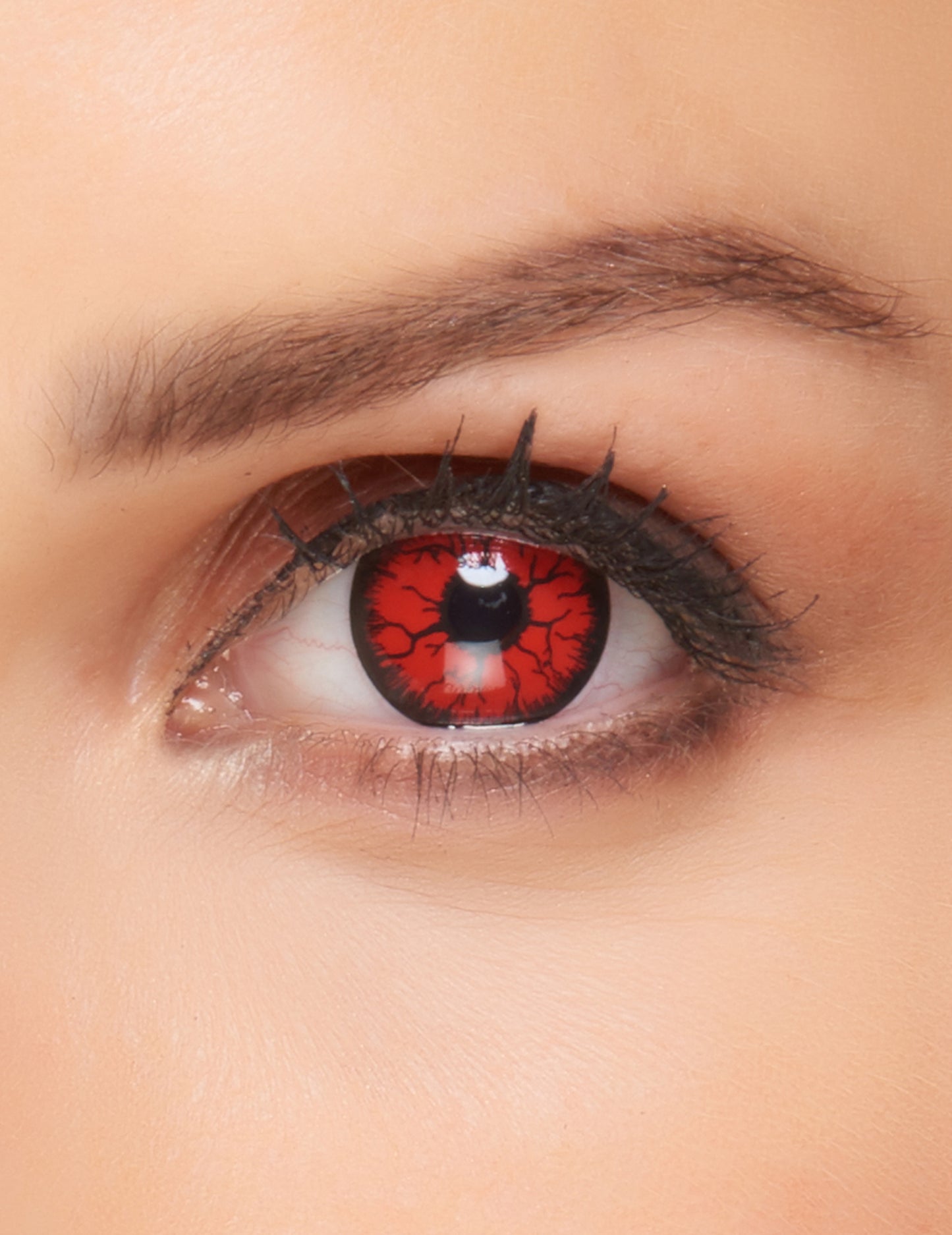 Kontaktní čočky pro dospělé Red Monster Fancy bez dioptrie