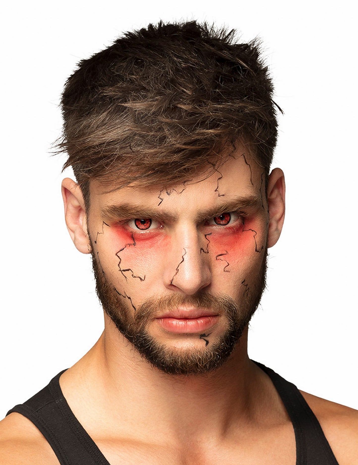 Kontaktní čočky pro dospělé Red Monster Fancy bez dioptrie