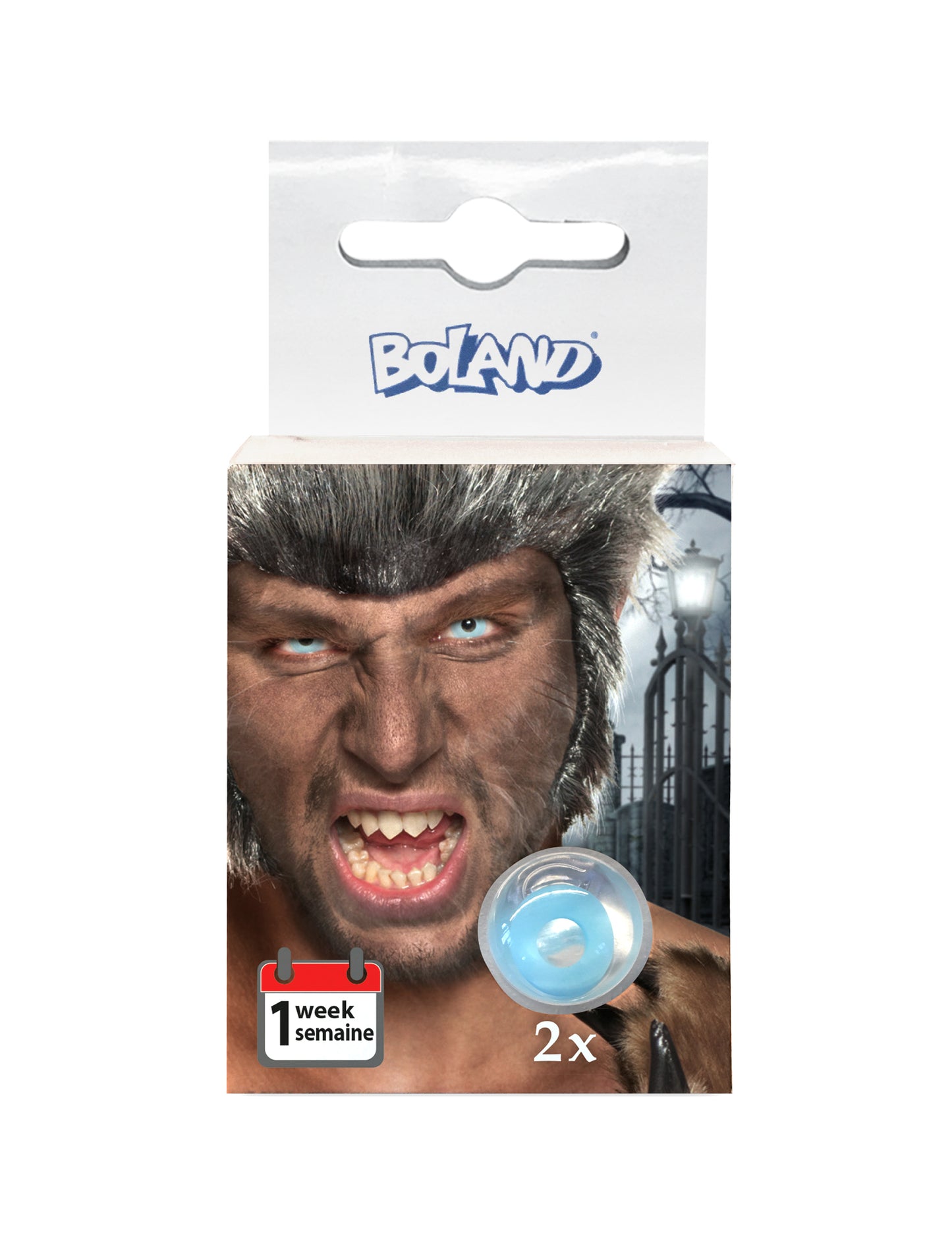 Kontaktní čočky Ice Blue Fancy Eye bez dioptrie pro dospělé