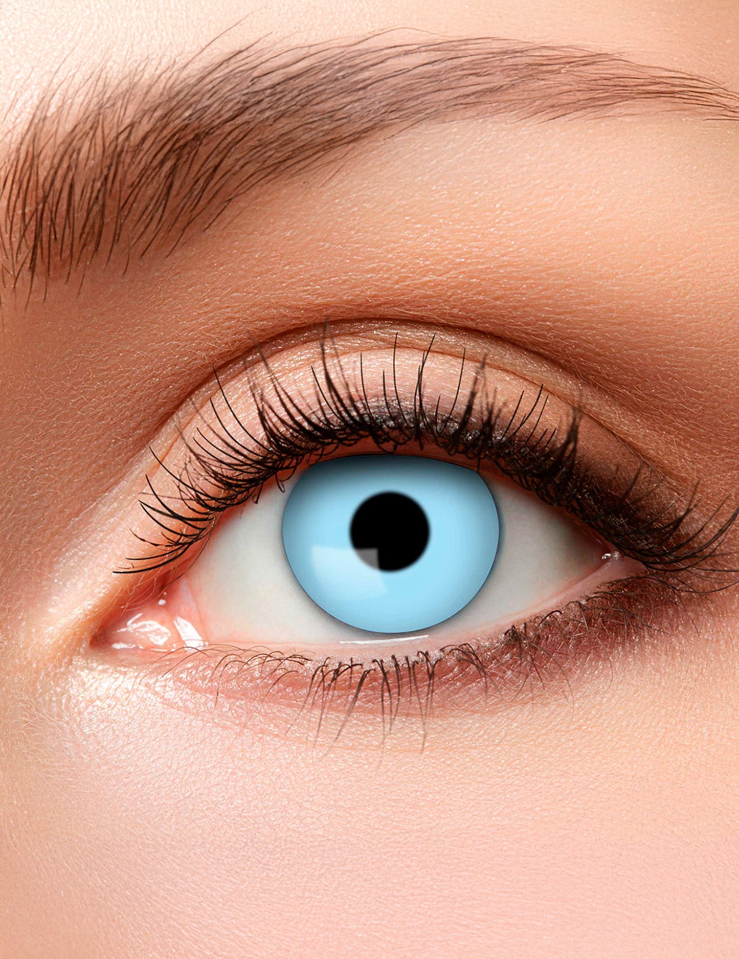 Kontaktní čočky Ice Blue Fancy Eye bez dioptrie pro dospělé