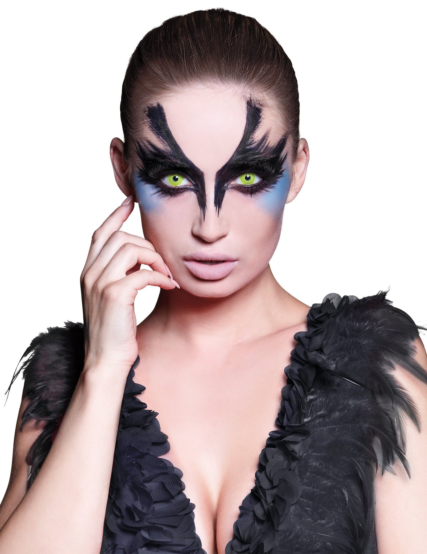 Volně prodejné kontaktní čočky pro žluté oči pro dospělé