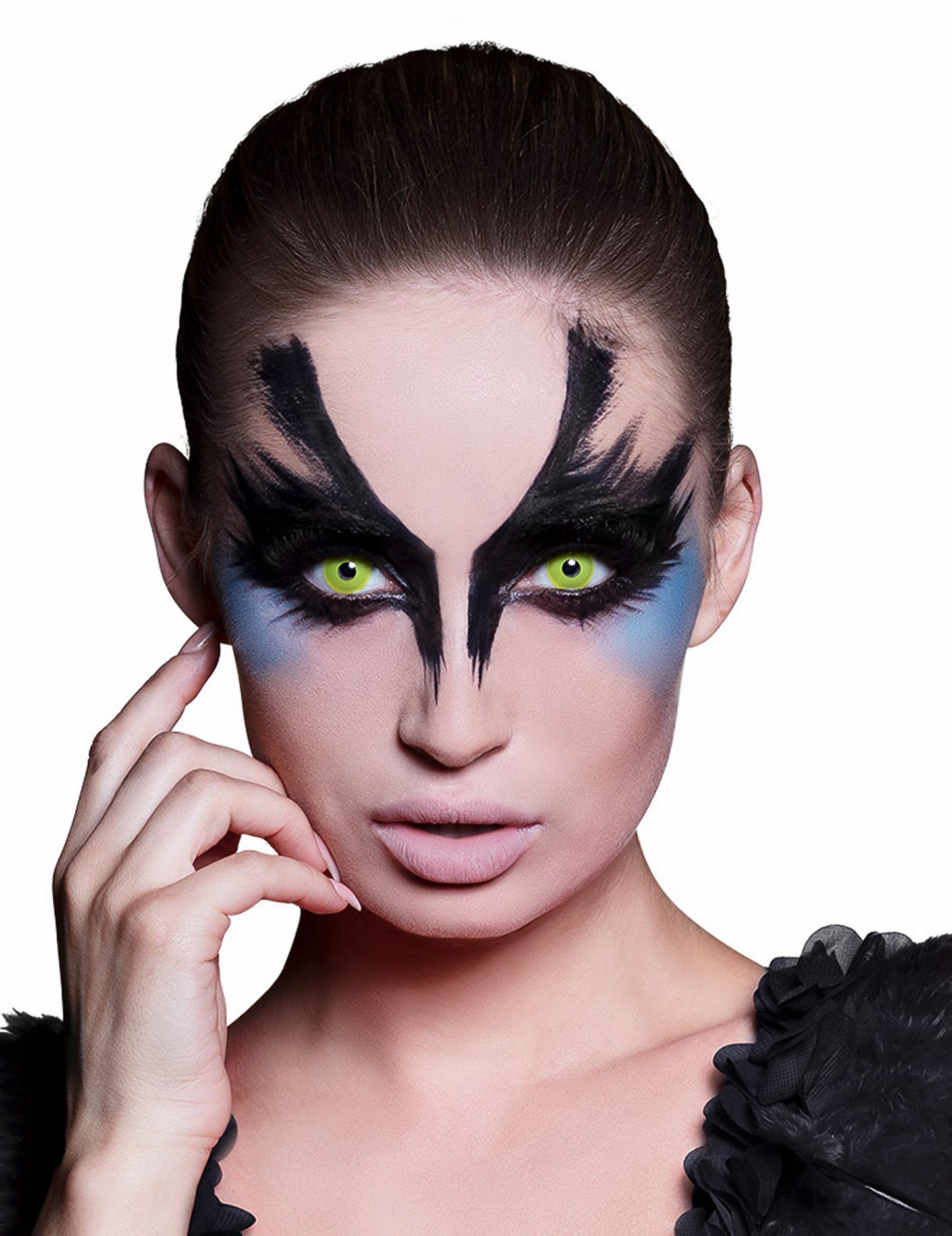 Volně prodejné kontaktní čočky pro žluté oči pro dospělé