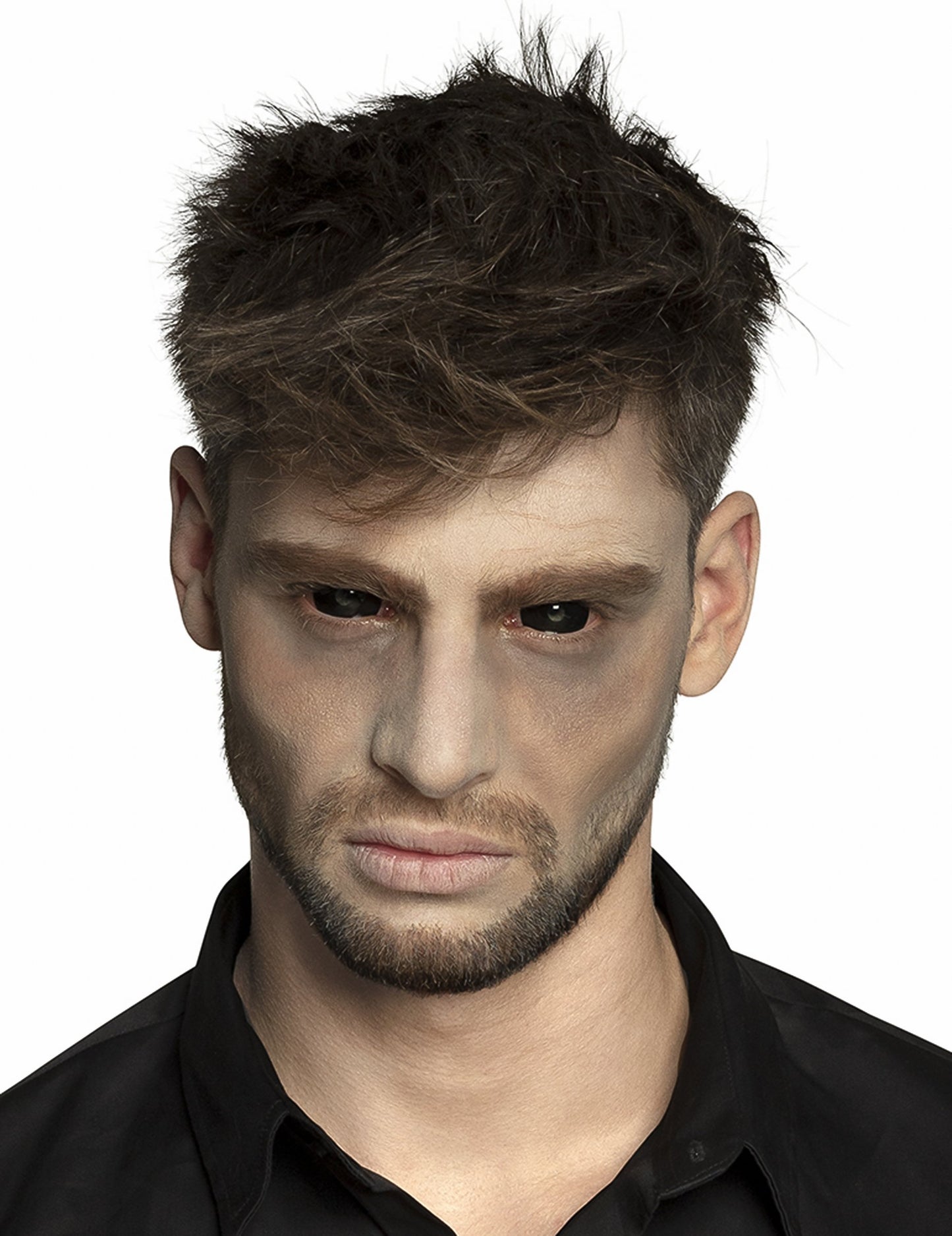 Kontaktní čočky bez korekce, efektní monokl na bělmě, 6 měsíců, dospělí