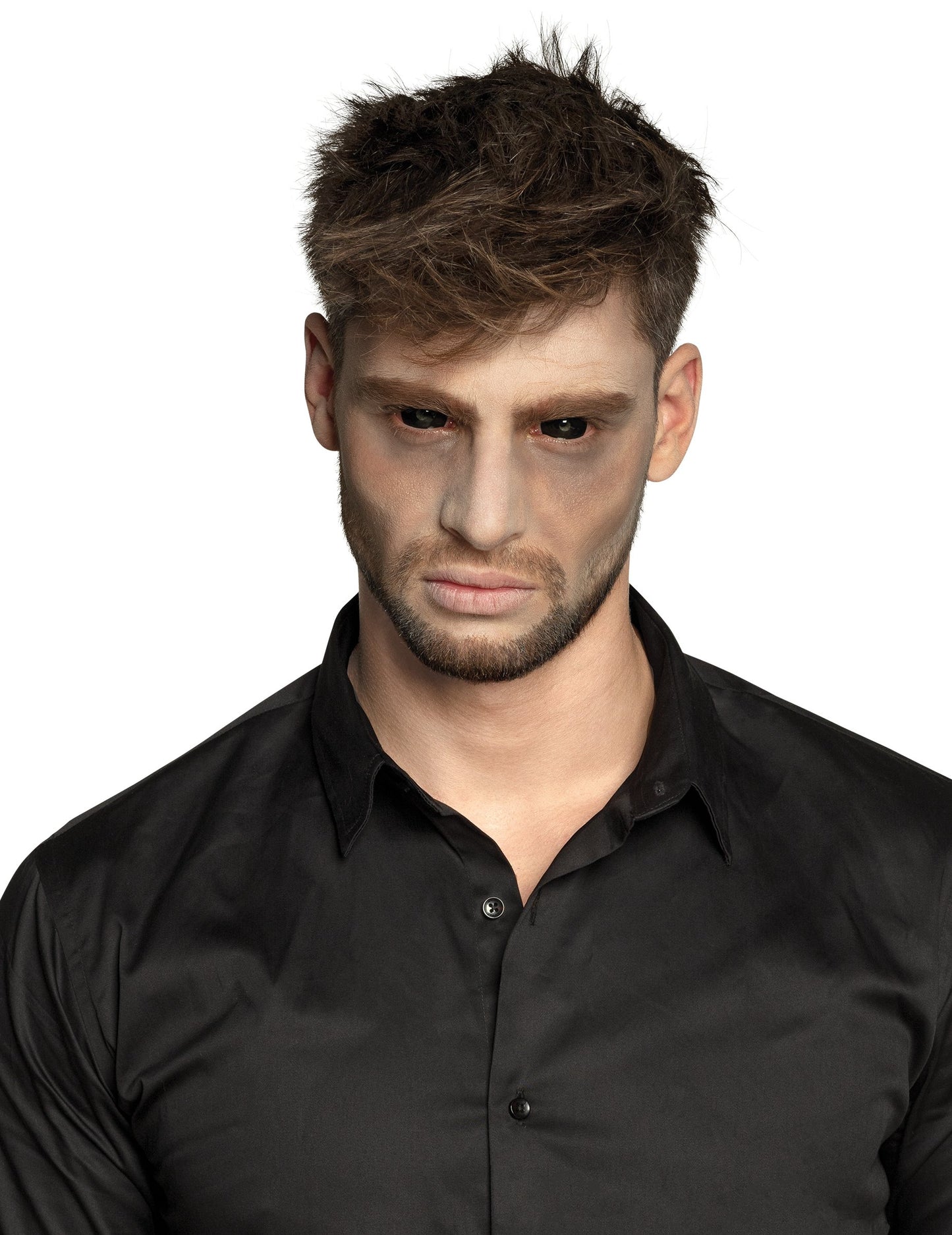 Kontaktní čočky bez korekce, efektní monokl na bělmě, 6 měsíců, dospělí