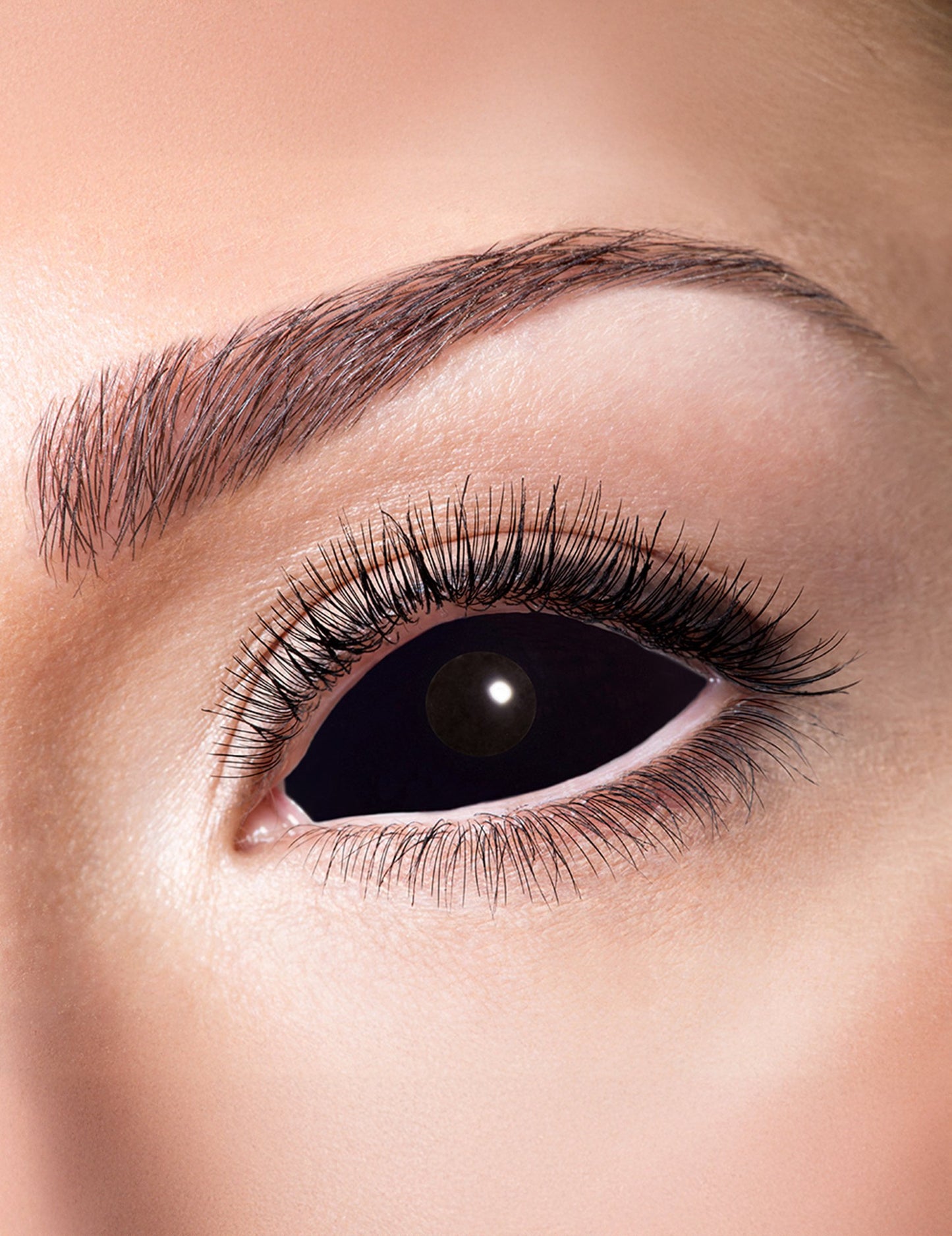 Kontaktní čočky bez korekce, efektní monokl na bělmě, 6 měsíců, dospělí