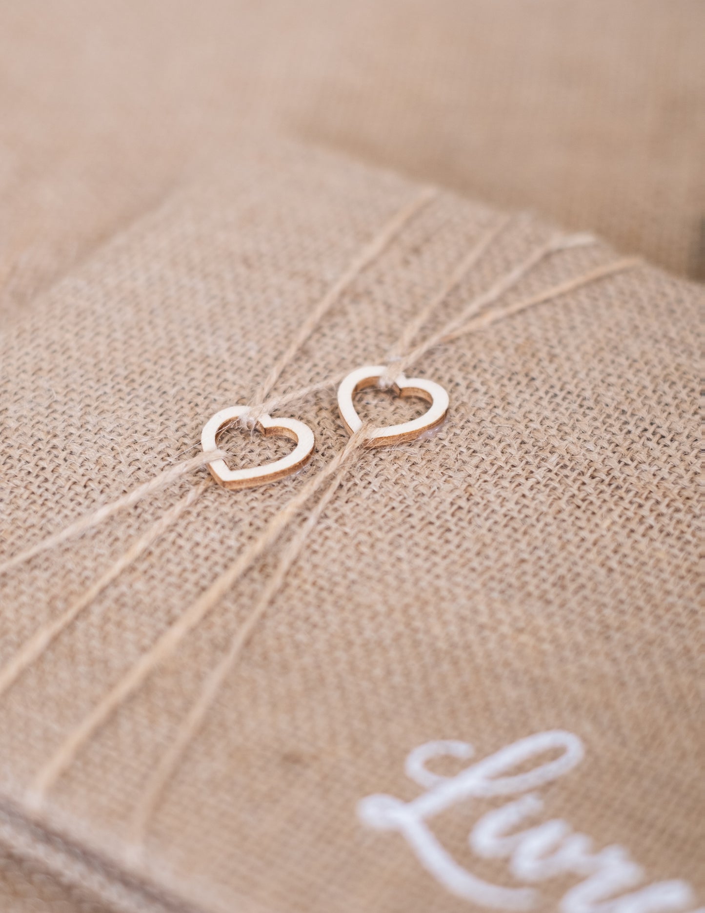 Juta návštěvní kniha 64 stran 16,5 x 24 cm přírodní svatba