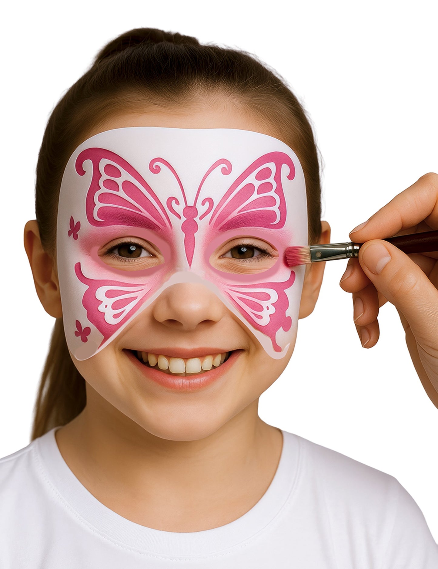 Sada 4 šablon na malování na obličej se zvířaty pro děti