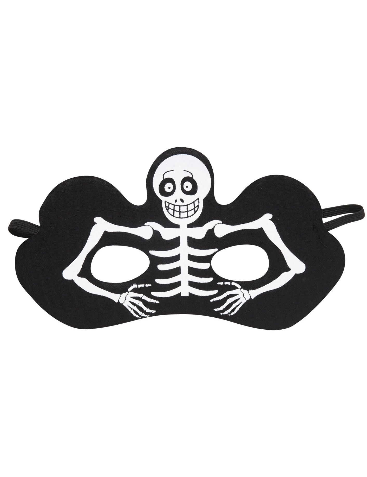 Loup squelette pour adulte noir avec motif blanc Halloween