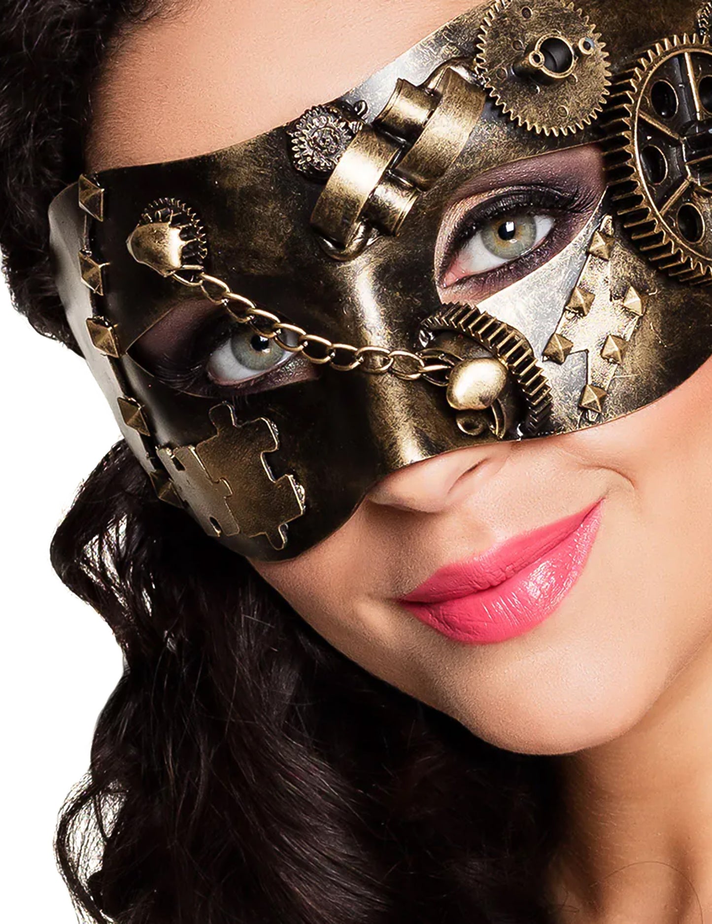 Dospělý steampunk ozubená kola vlk