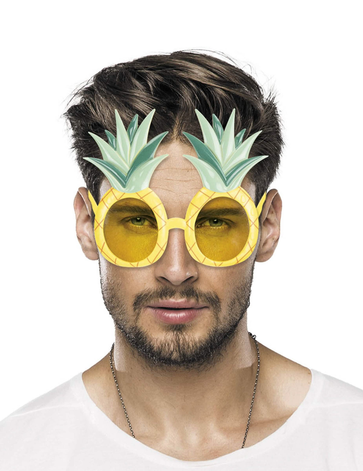 brýle ananas pro dospělý žlutá a zelená