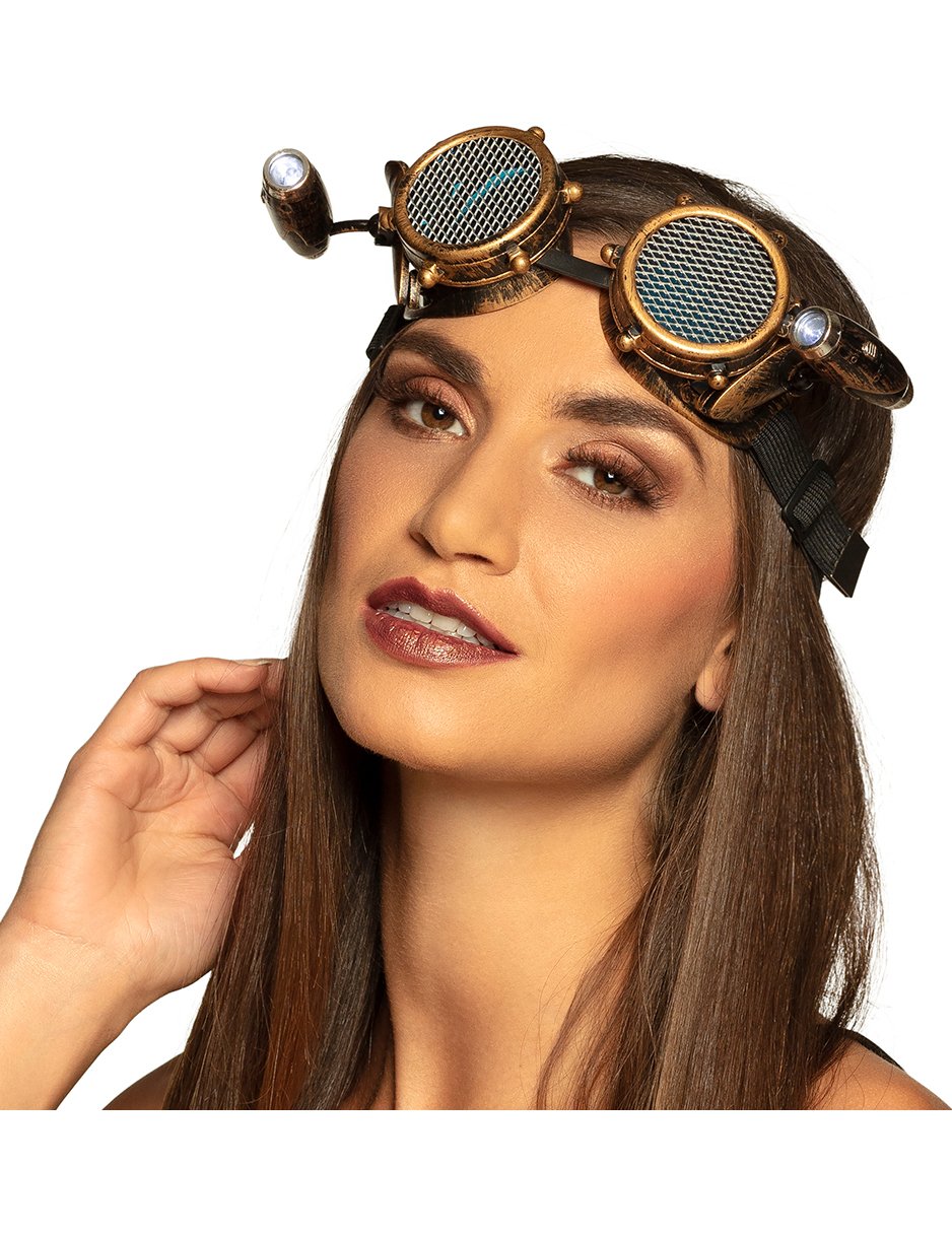 Brýle s dospělým Steampunk Front Light