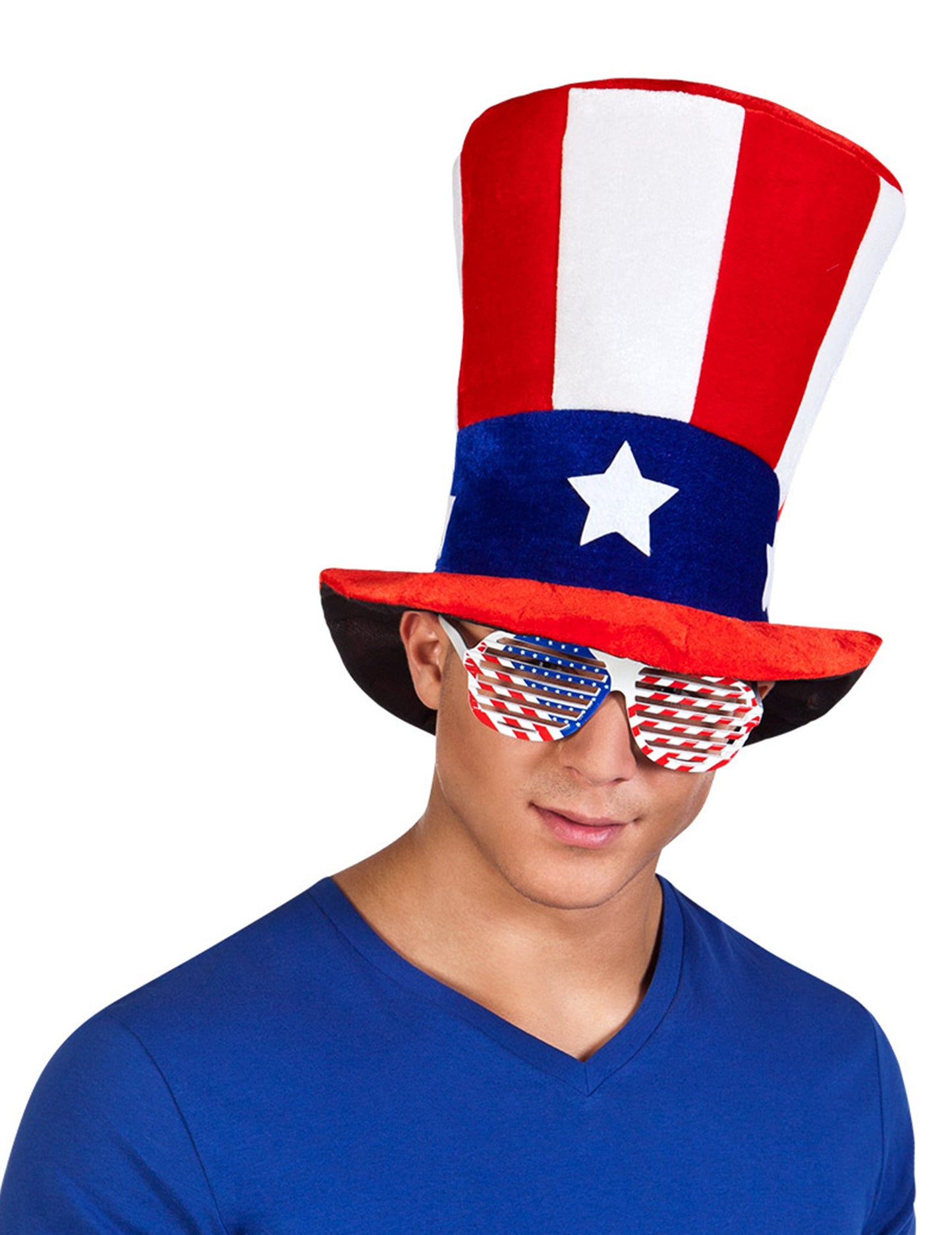 Brýle pro dospělé s bílou vlajkou USA