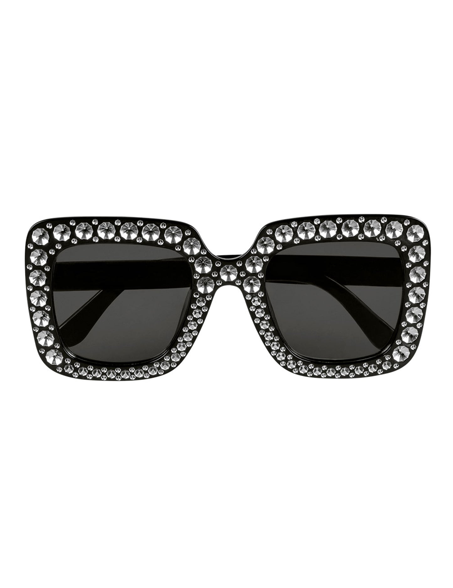 Lunettes bling bling noires adulte