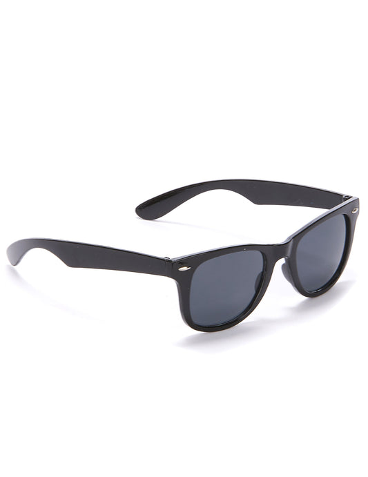 Gros plan sur les lunettes blues 50's pour adulte